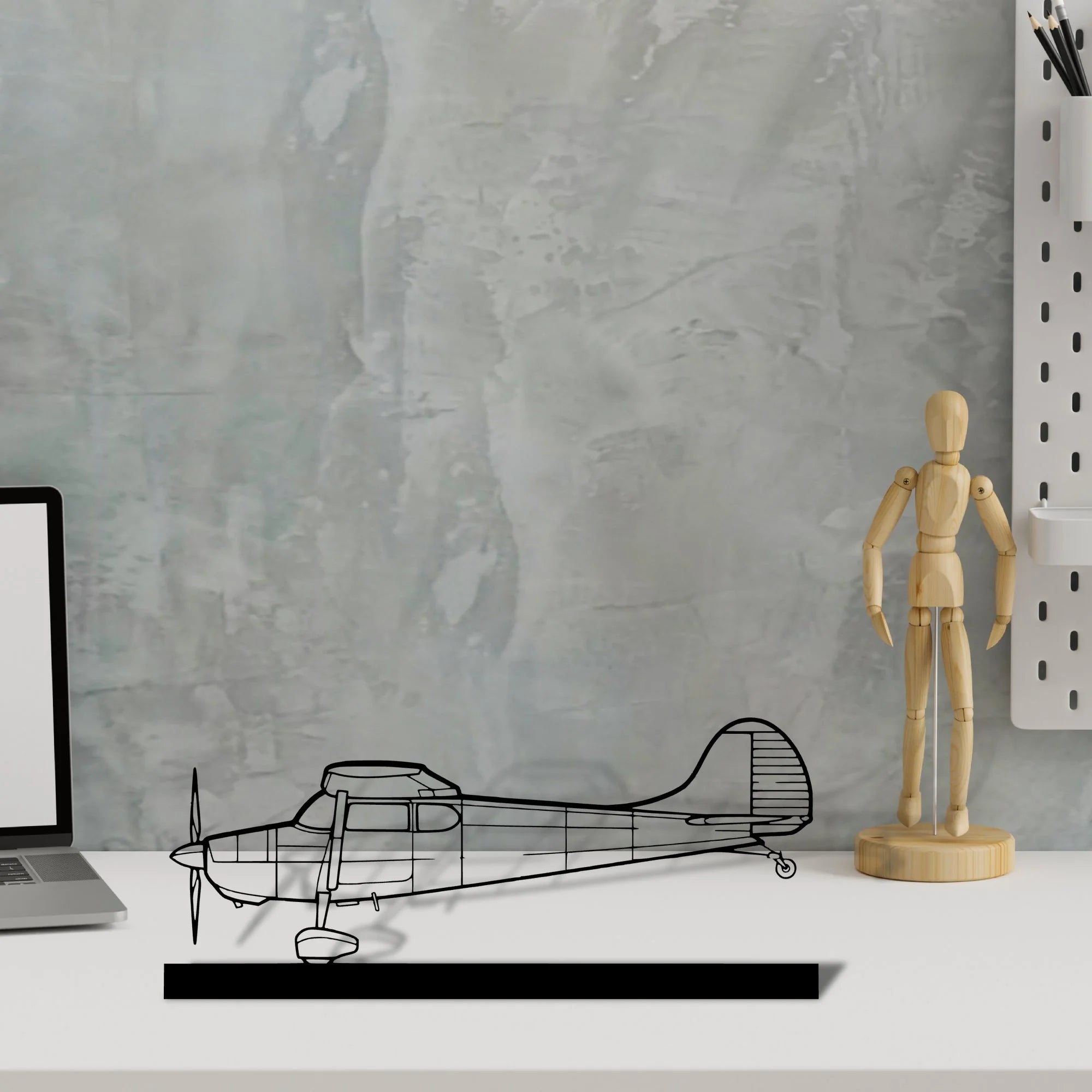 170b-10 Silhouette Metal Art Stand - Aero Silhouette