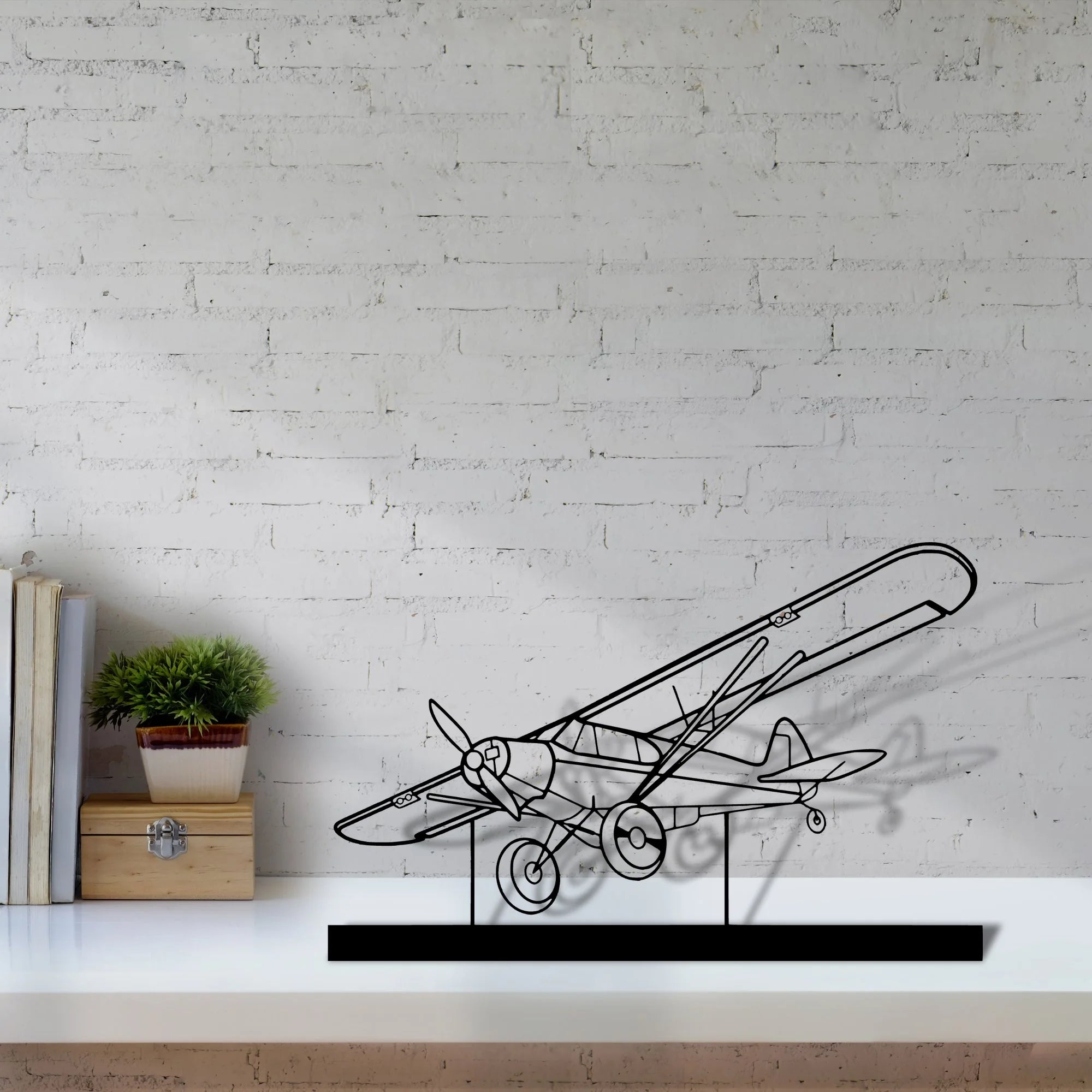 180-skywagon-4 Silhouette Metal Art Stand - Aero Silhouette