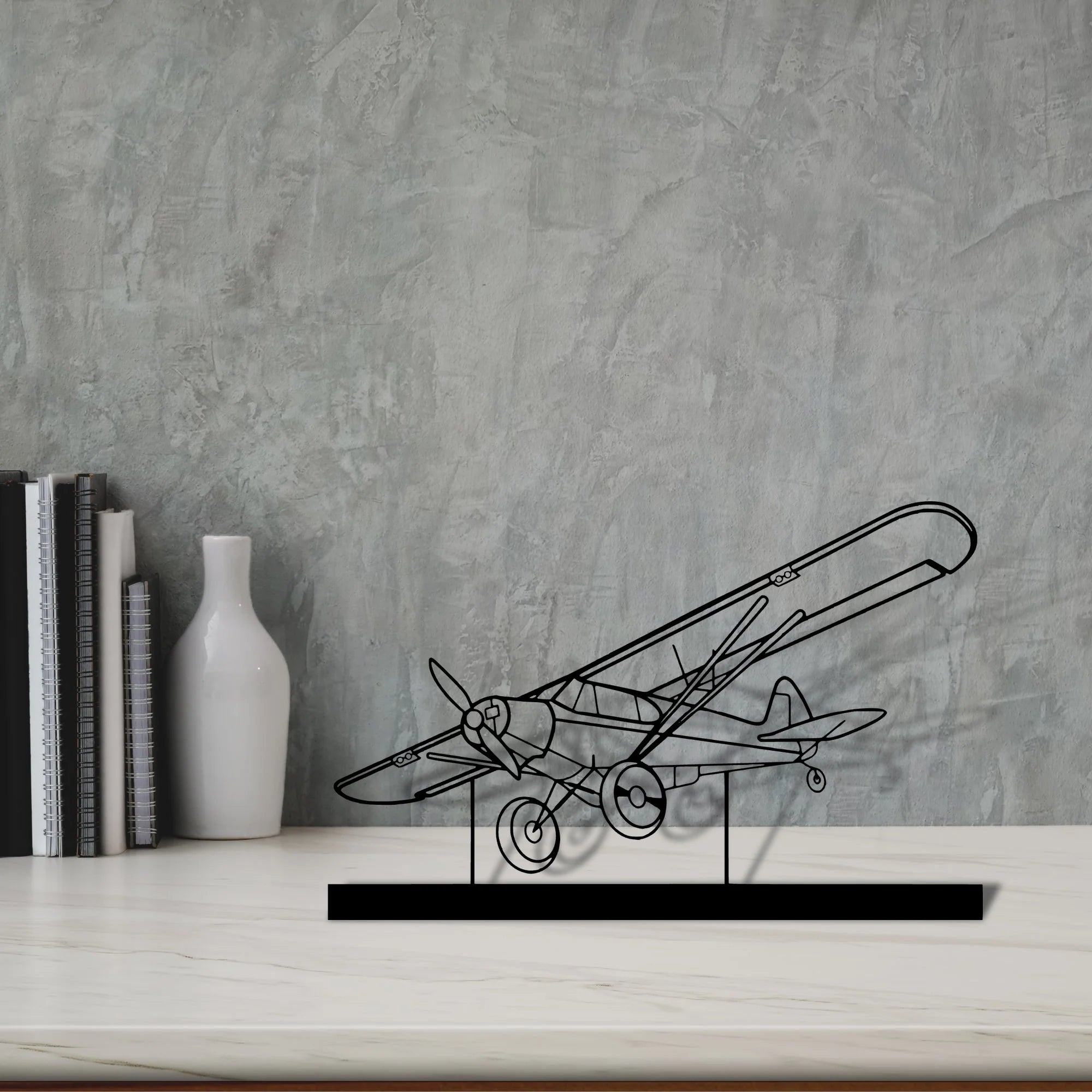 180-skywagon-4 Silhouette Metal Art Stand - Aero Silhouette