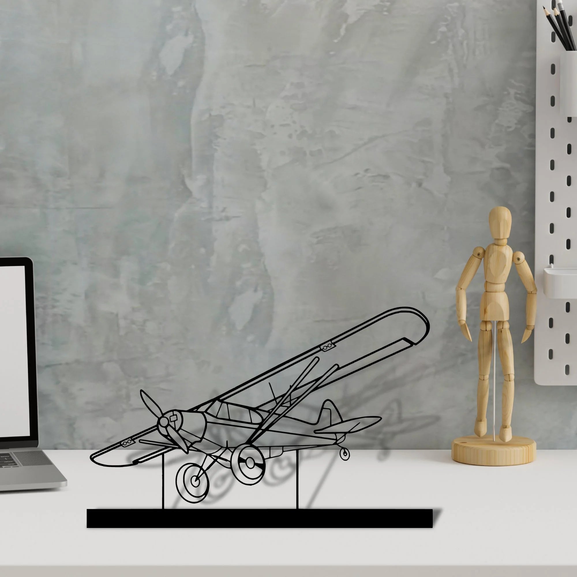 180-skywagon-4 Silhouette Metal Art Stand - Aero Silhouette
