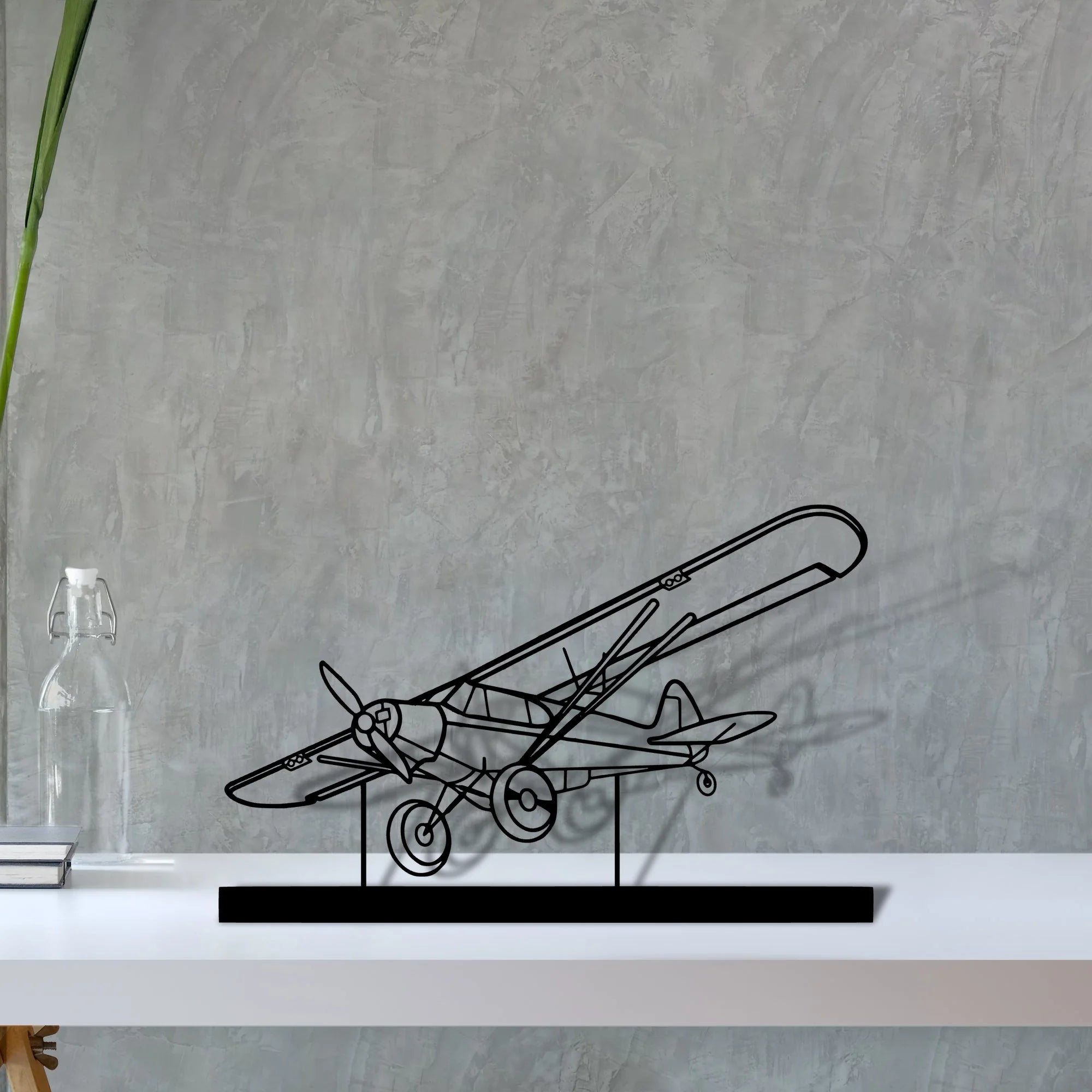 180-skywagon Silhouette Metal Art Stand - Aero Silhouette