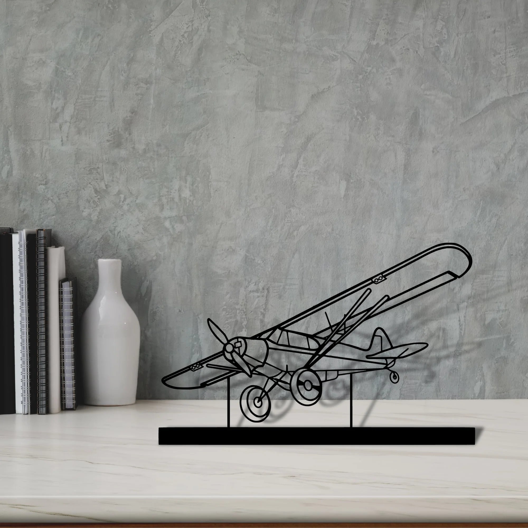 180-skywagon Silhouette Metal Art Stand - Aero Silhouette