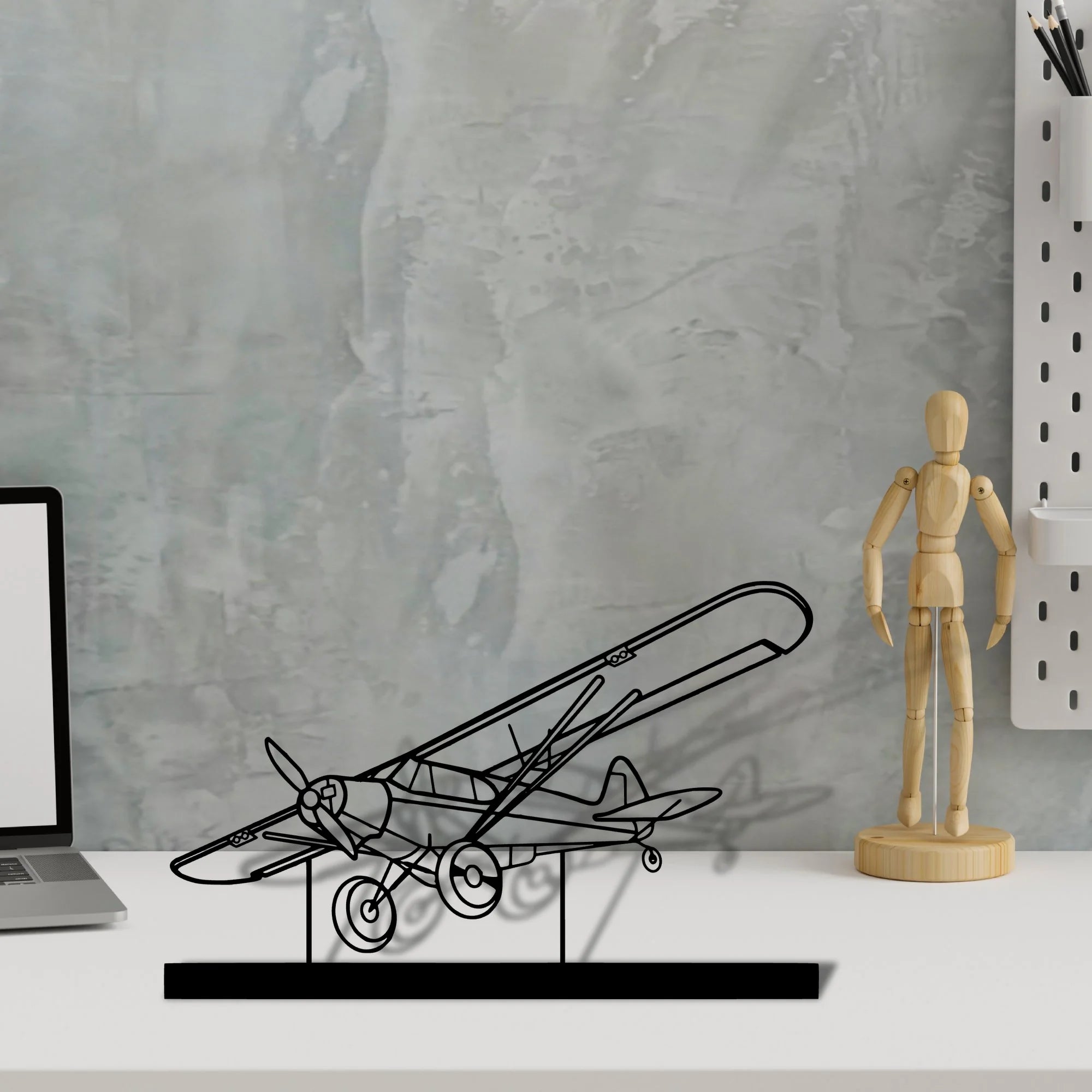 180-skywagon Silhouette Metal Art Stand - Aero Silhouette
