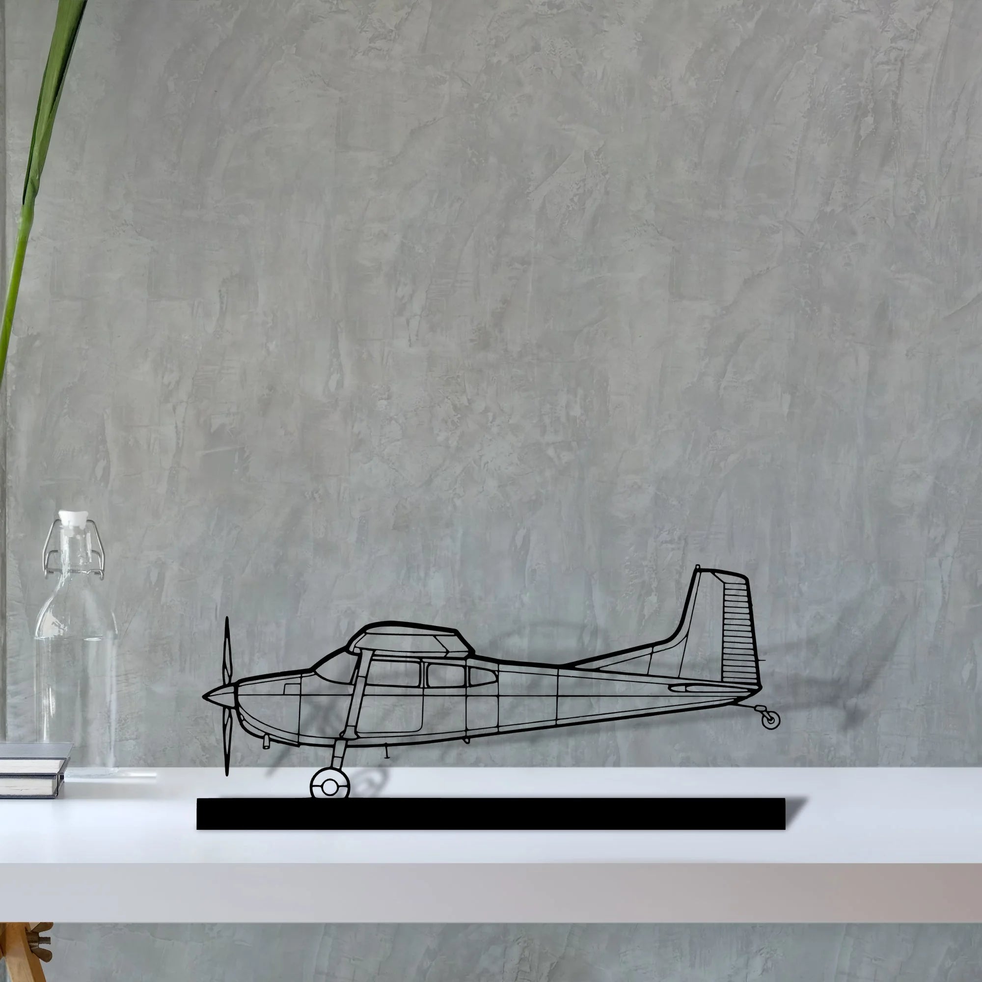 180k-3 Silhouette Metal Art Stand - Aero Silhouette
