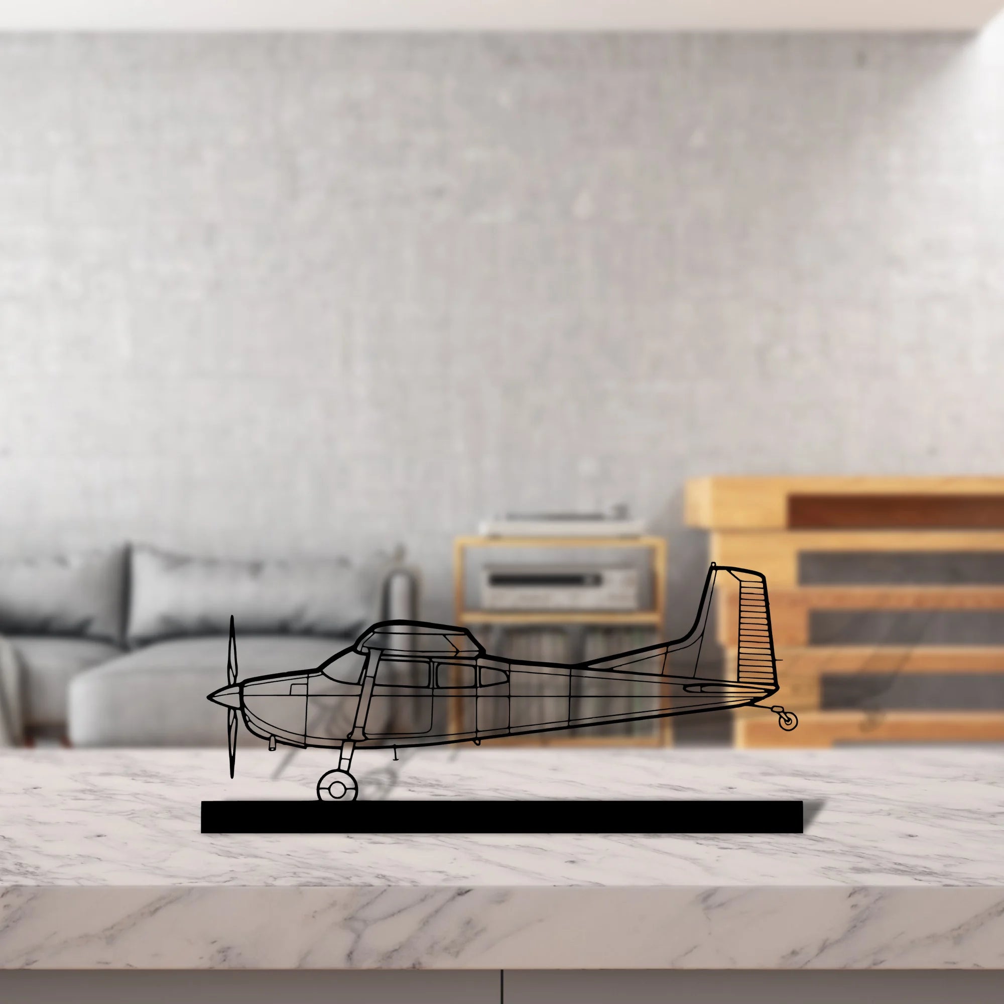 180k-3 Silhouette Metal Art Stand - Aero Silhouette