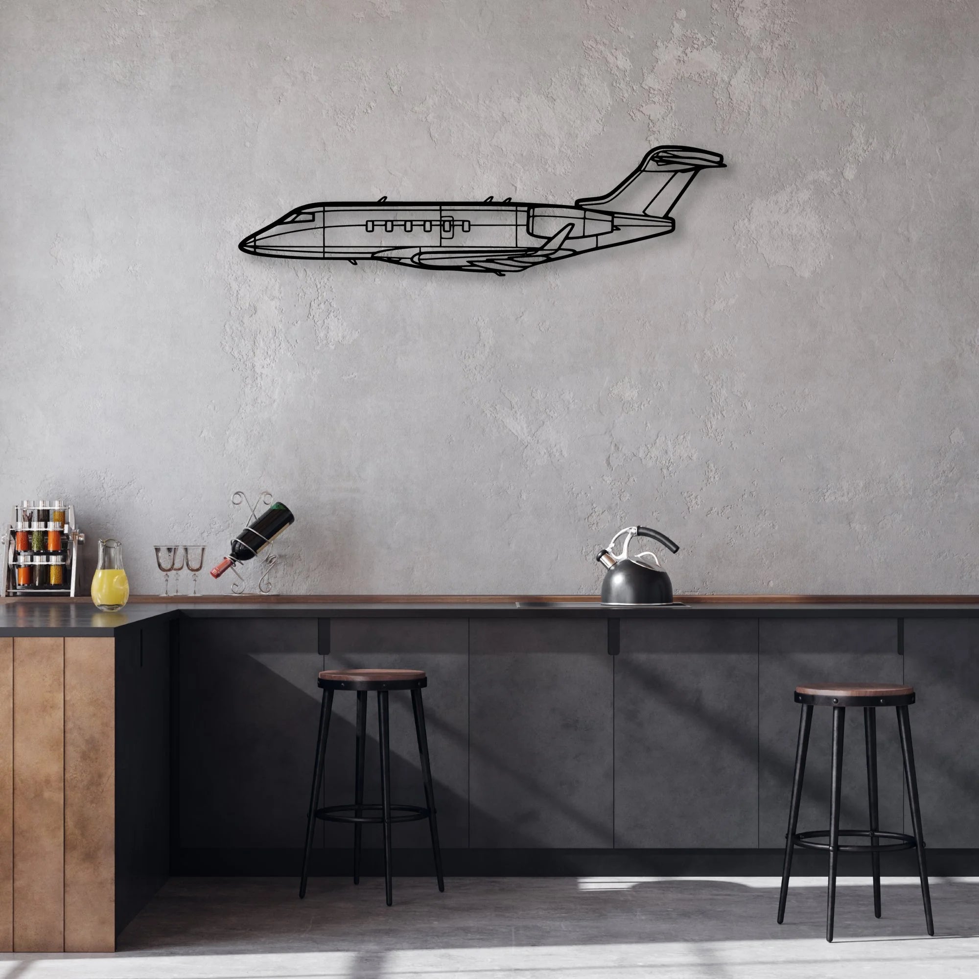 208B Grand Caravan EX Classic Aircraft Silhouette Metal Wall Art - Aviation Hangar Decor