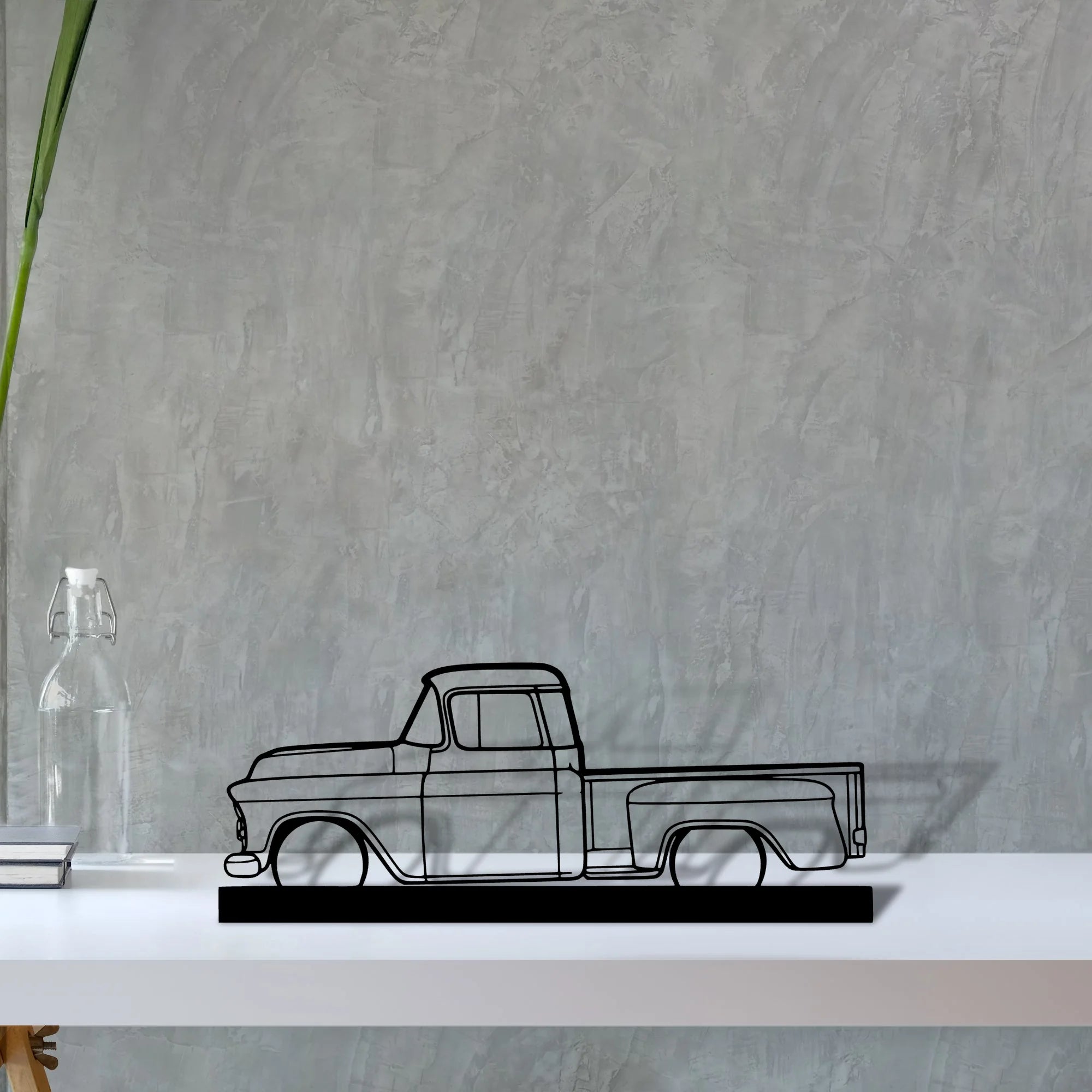 3100-1957 Silhouette Metal Art Stand - Aero Silhouette