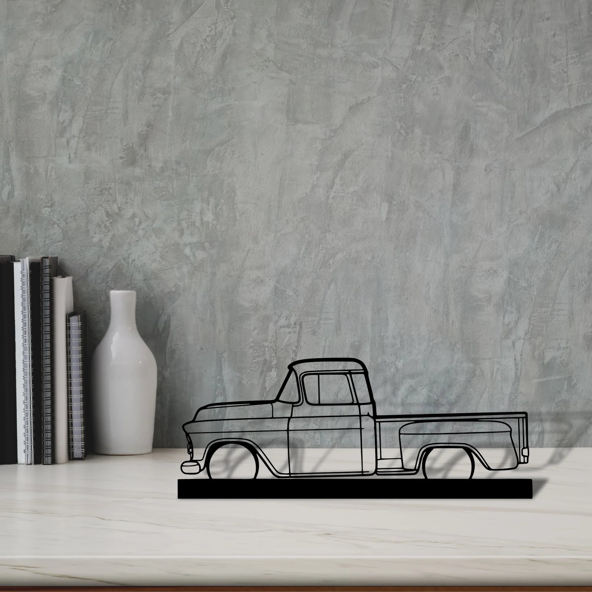 3100-1957 Silhouette Metal Art Stand - Aero Silhouette