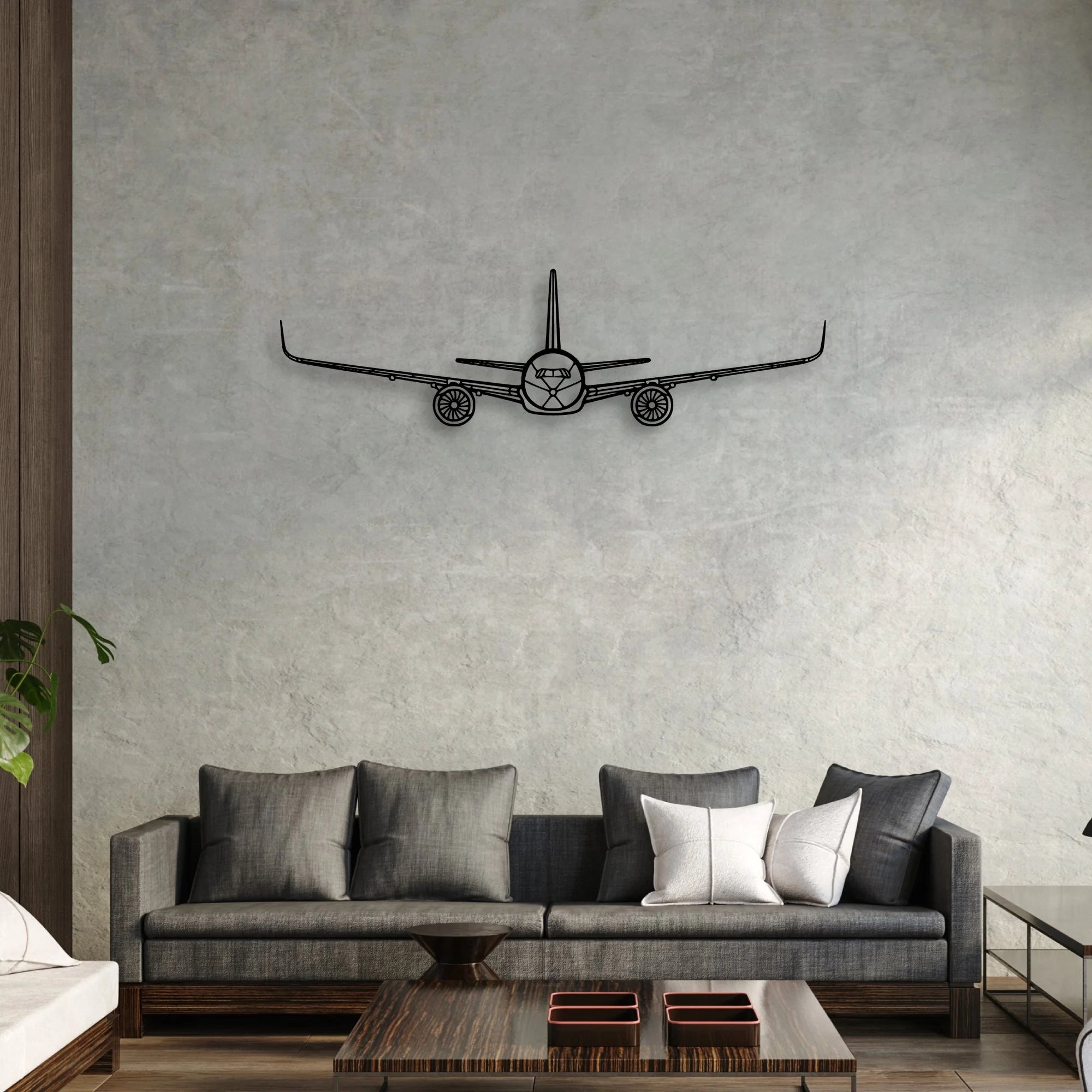 310R 3 Classic Aircraft Silhouette Metal Wall Art - Aviation Hangar Decor