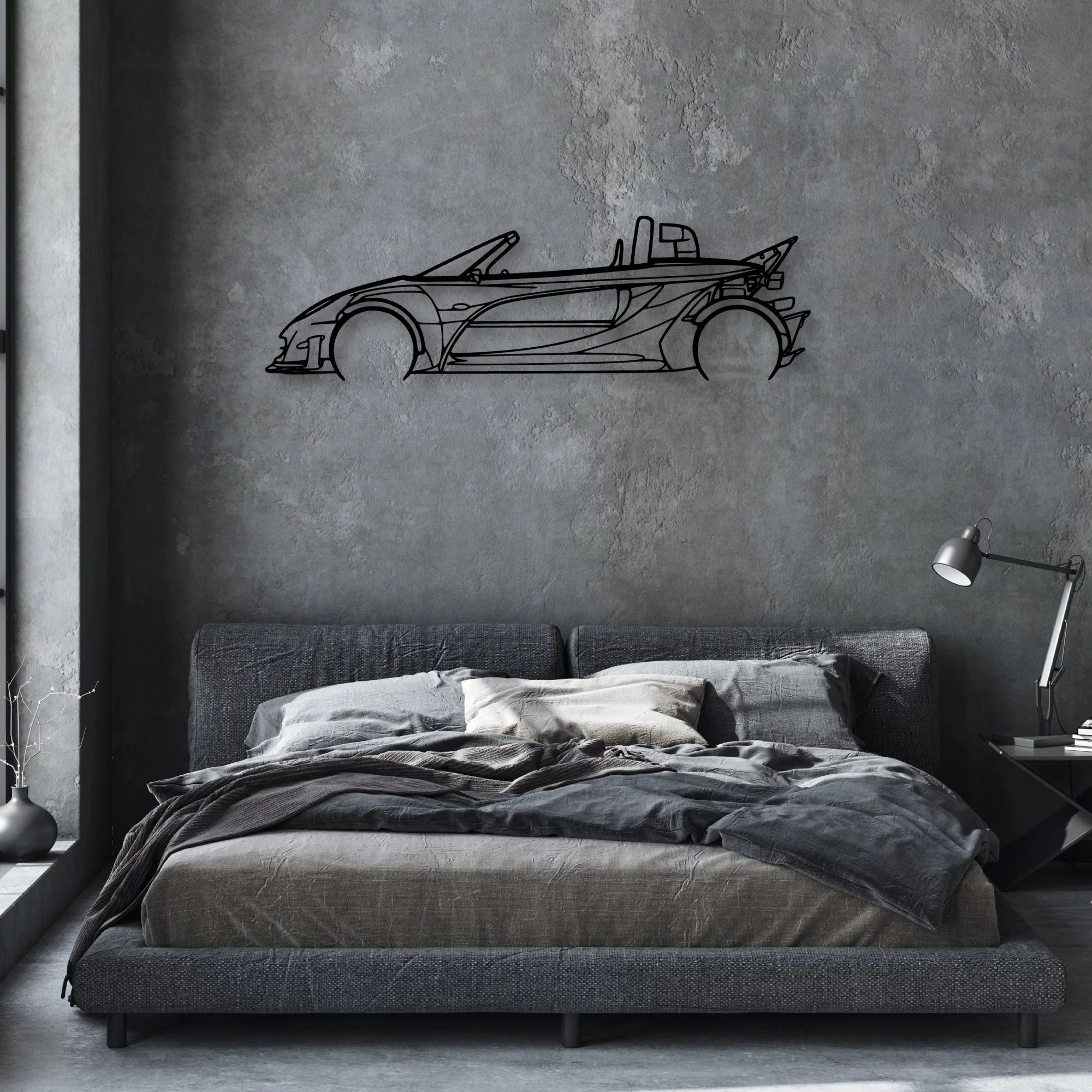 340R 2002 Classic Silhouette Metal Wall Art - Automotive Garage Decor