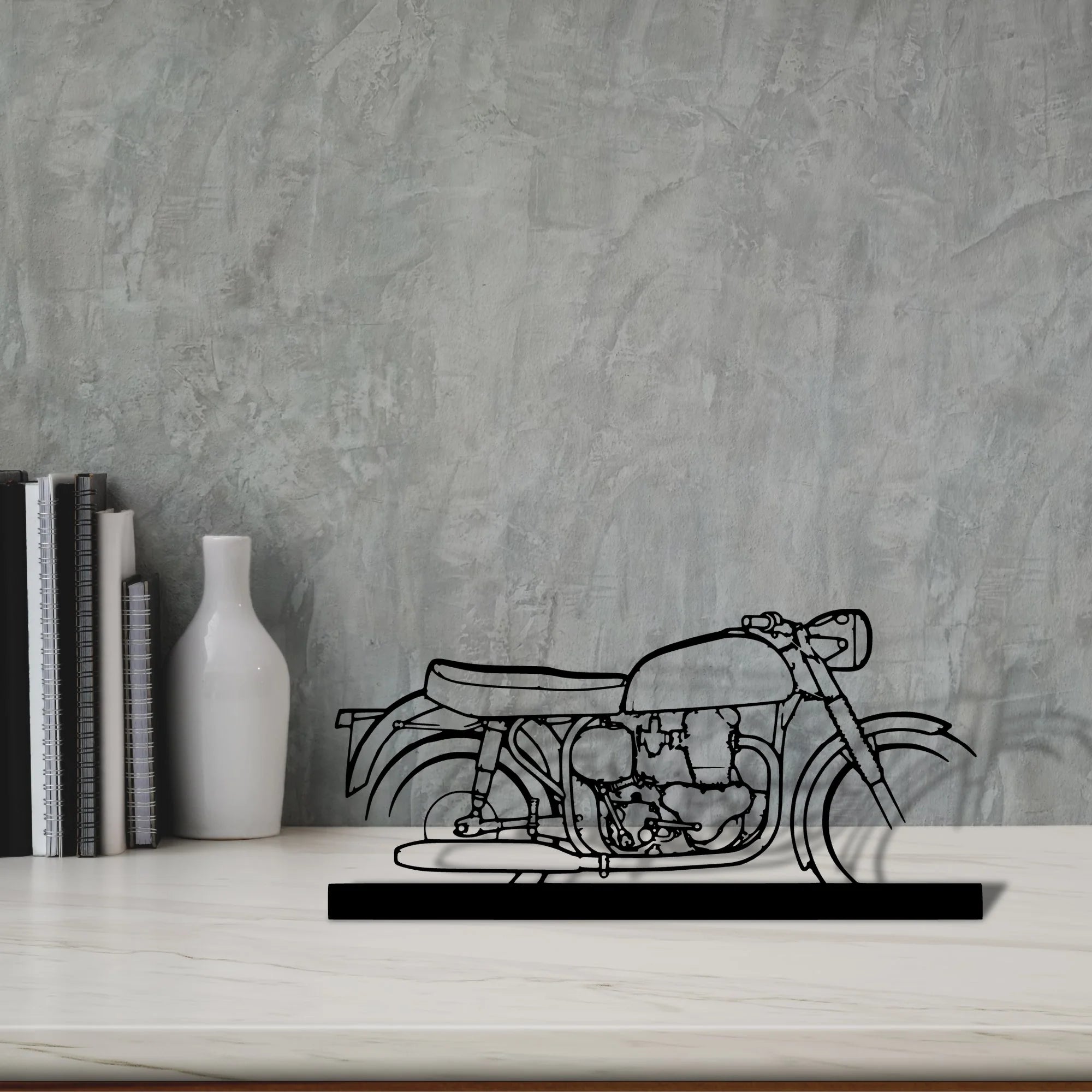 600-1962-2 Silhouette Metal Art Stand - Aero Silhouette