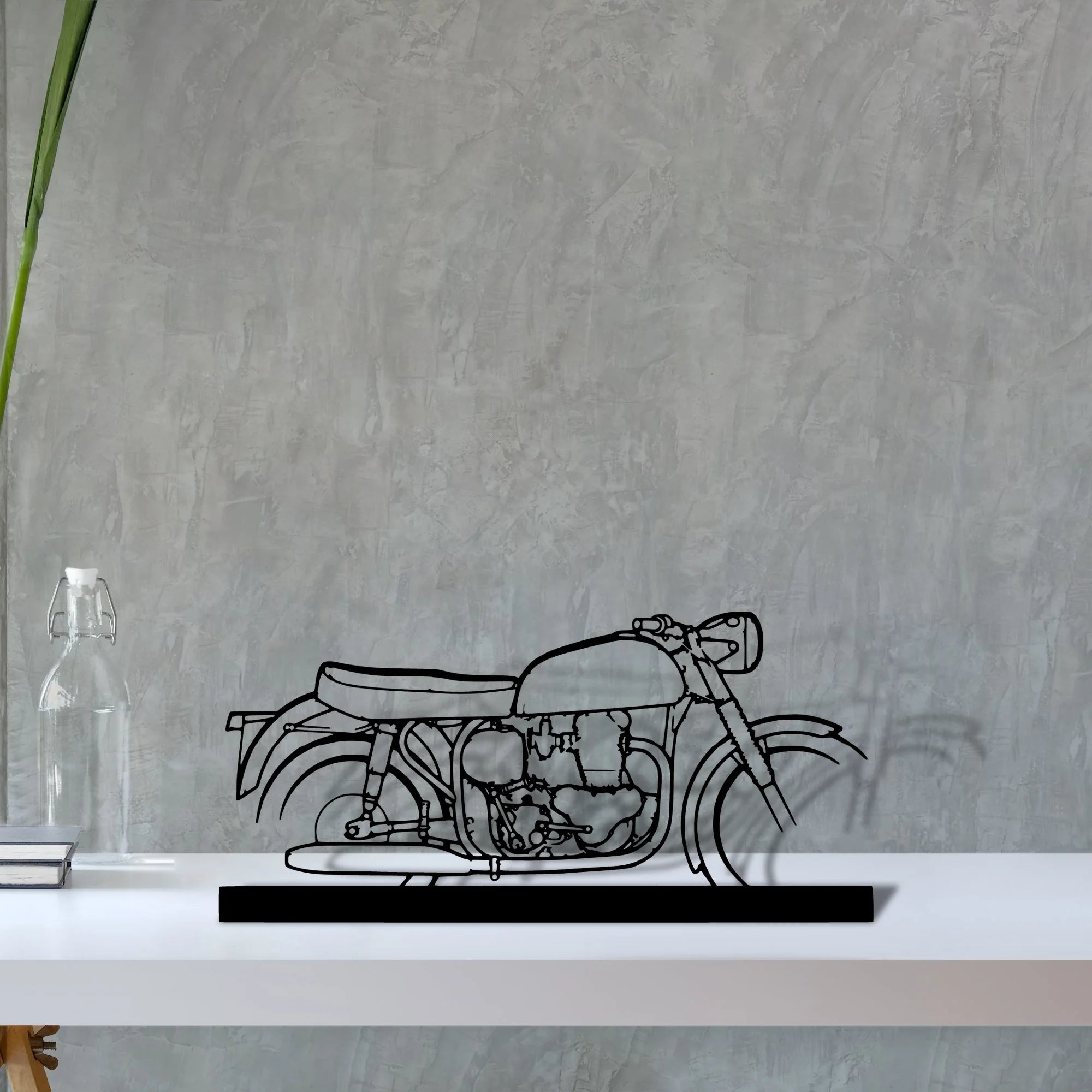 600-1962 Silhouette Metal Art Stand - Aero Silhouette