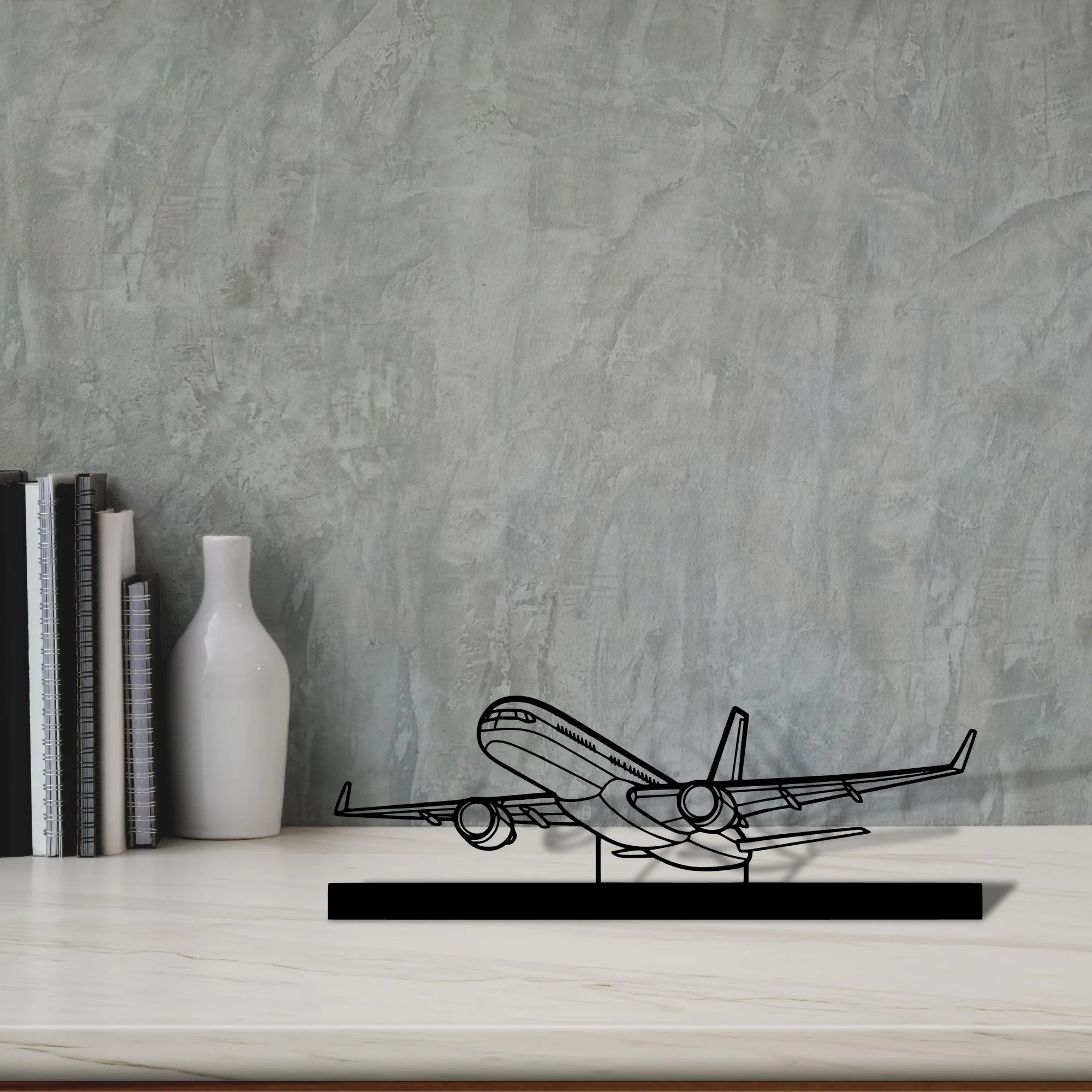 757-200-2 Silhouette Metal Art Stand - Aero Silhouette