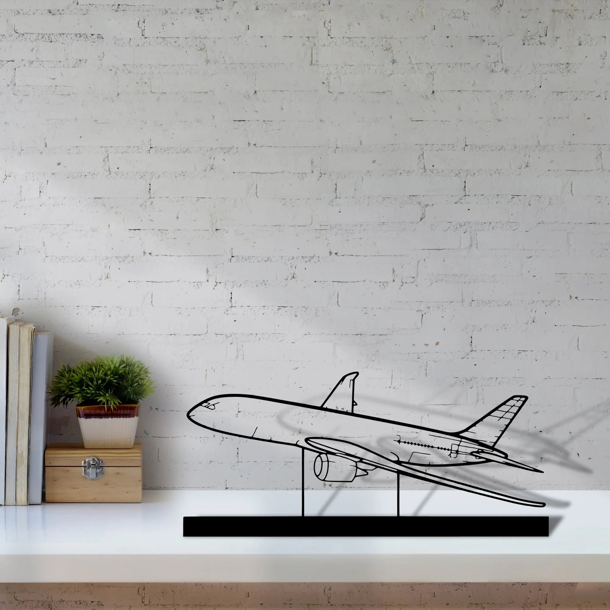 787-2 Silhouette Metal Art Stand - Aero Silhouette