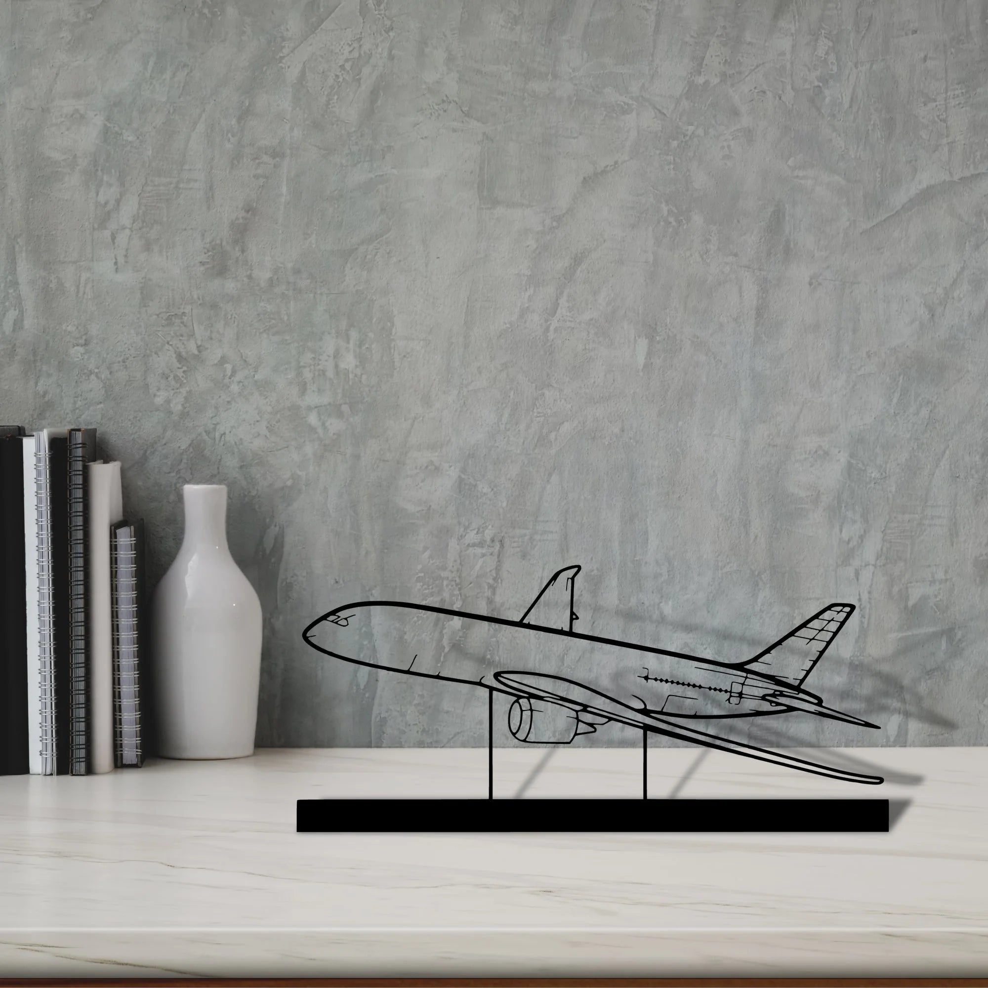787-2 Silhouette Metal Art Stand - Aero Silhouette