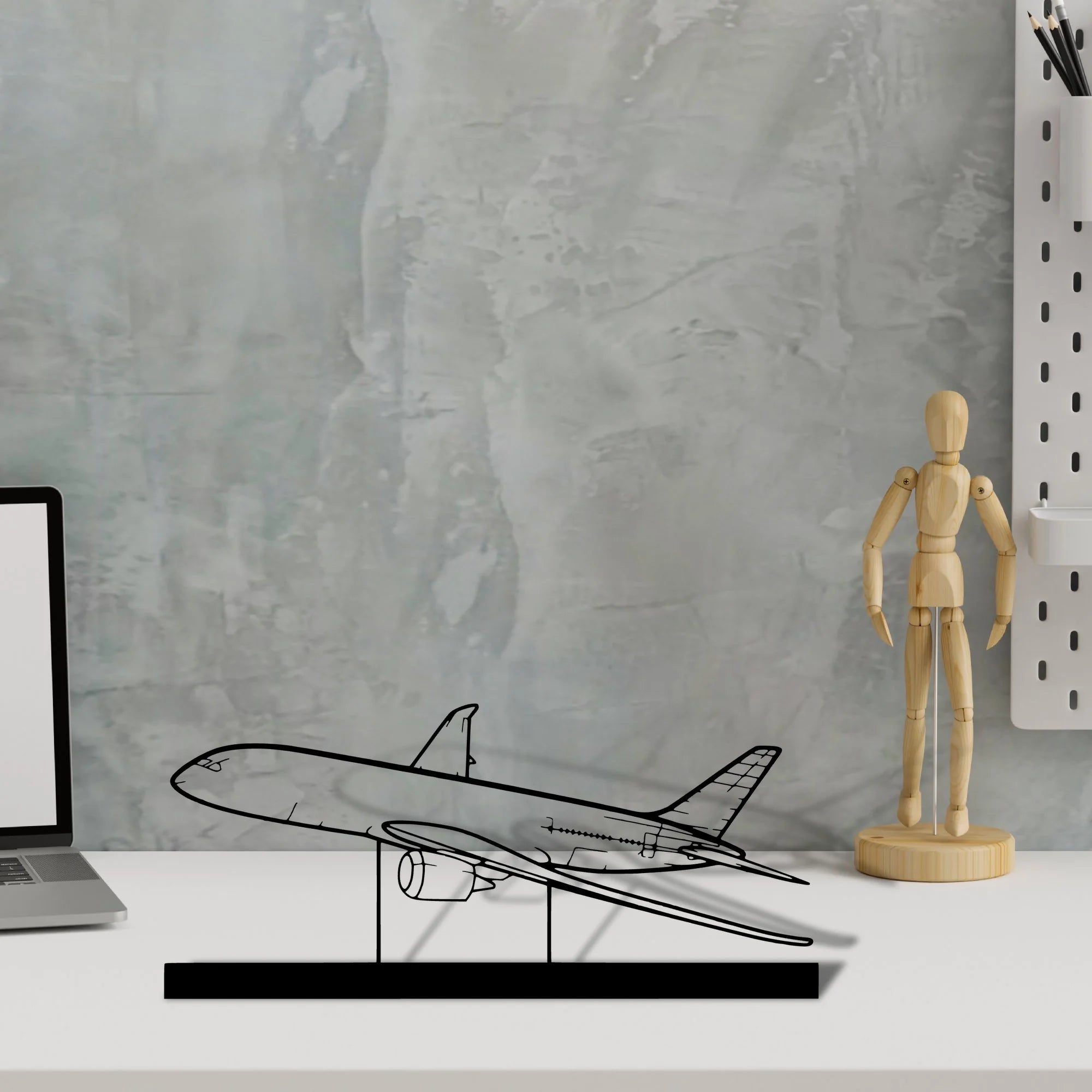 787-2 Silhouette Metal Art Stand - Aero Silhouette