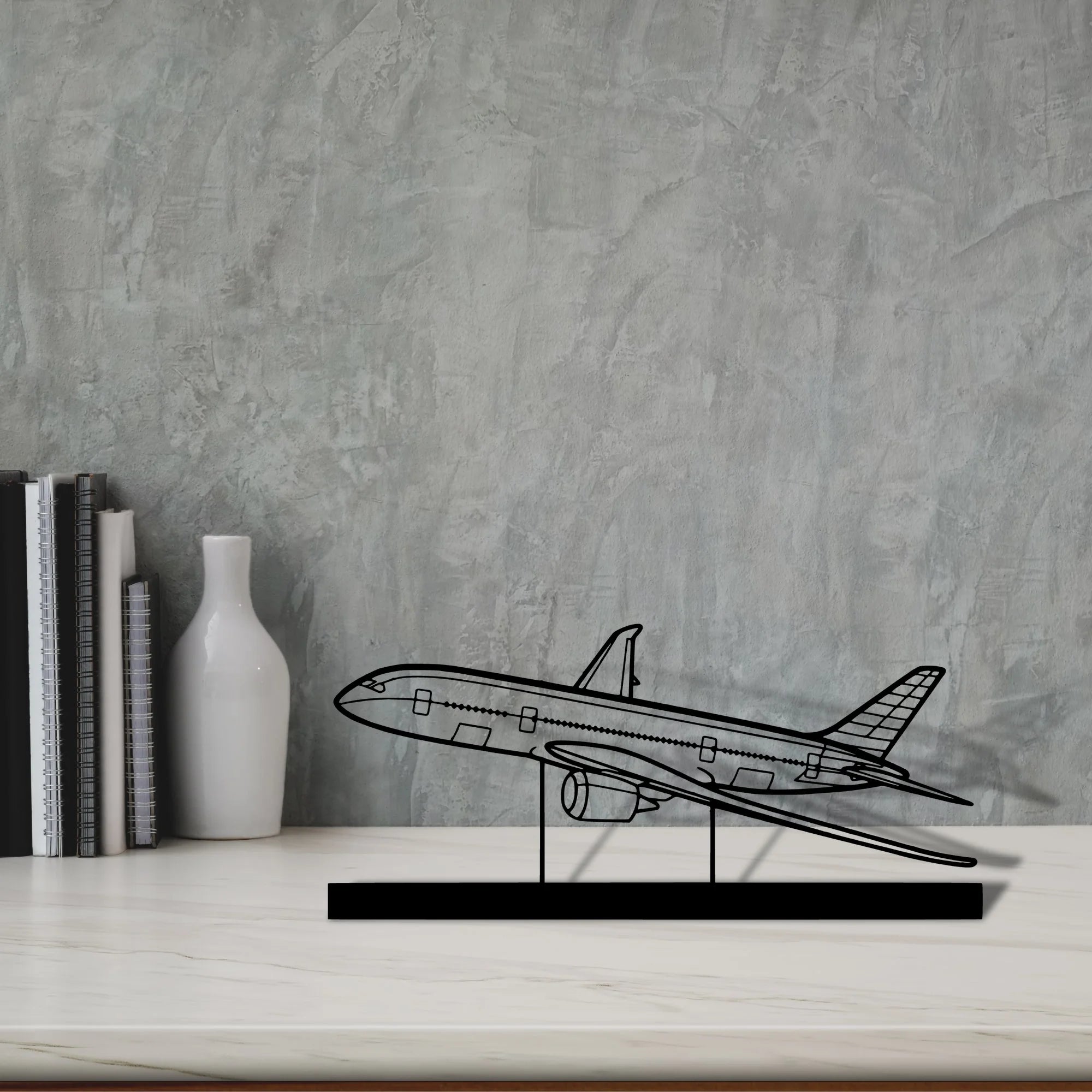 787 Silhouette Metal Art Stand - Aero Silhouette