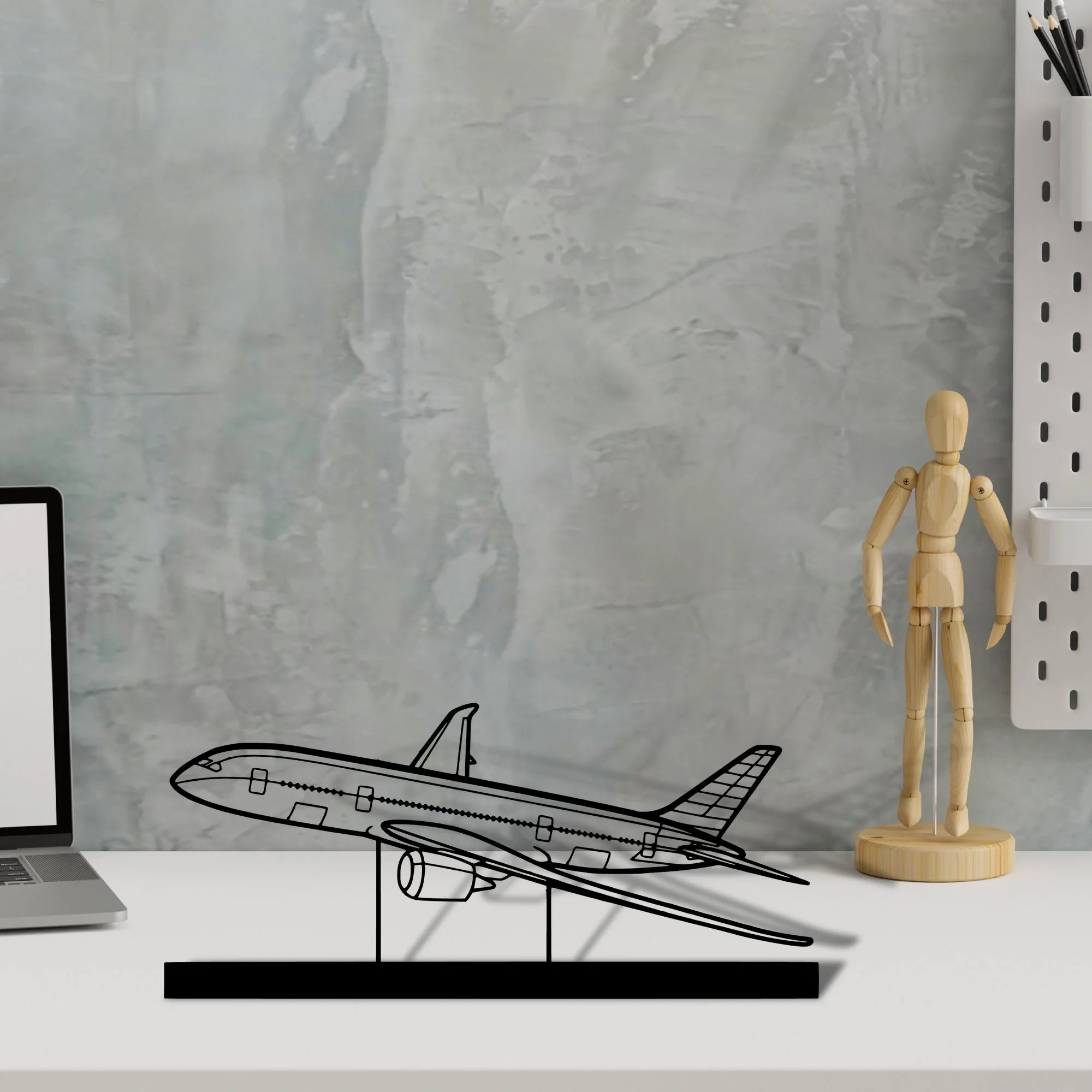 787 Silhouette Metal Art Stand - Aero Silhouette