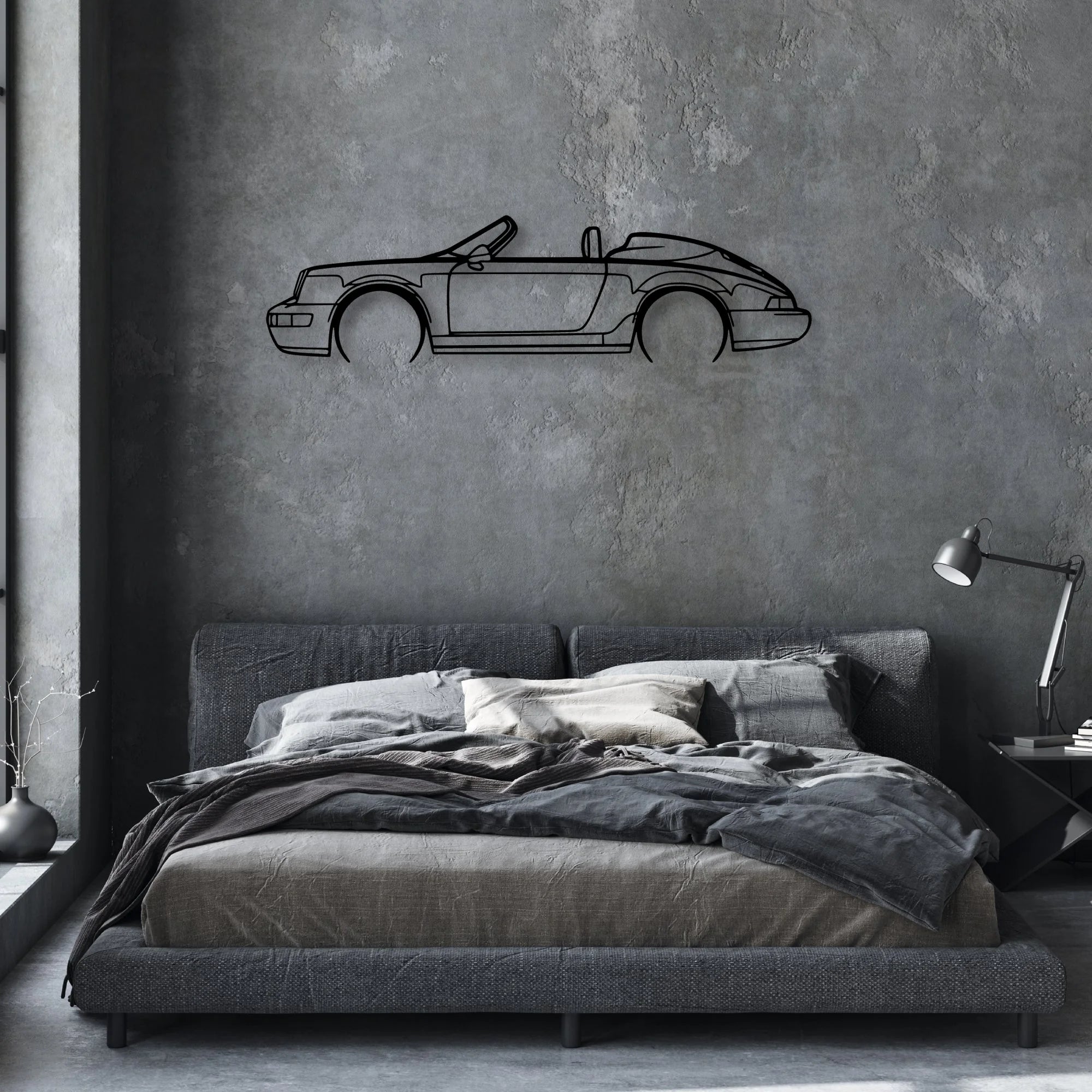 P Generation 3 2 Classic Silhouette Metal Wall Art - Automotive Garage Decor