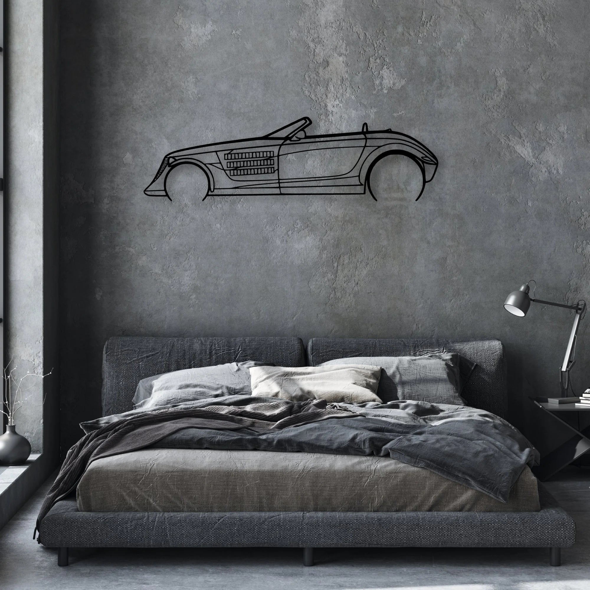 Prowler Classic Silhouette Metal Wall Art - Automotive Garage Decor