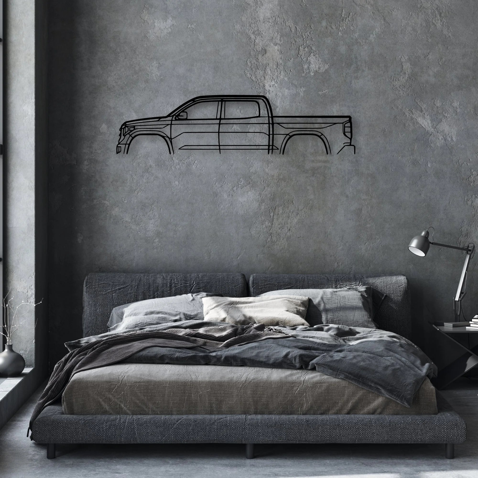 Tundra 1794 Edition 2016 Classic Silhouette Metal Wall Art - Automotive Garage Decor