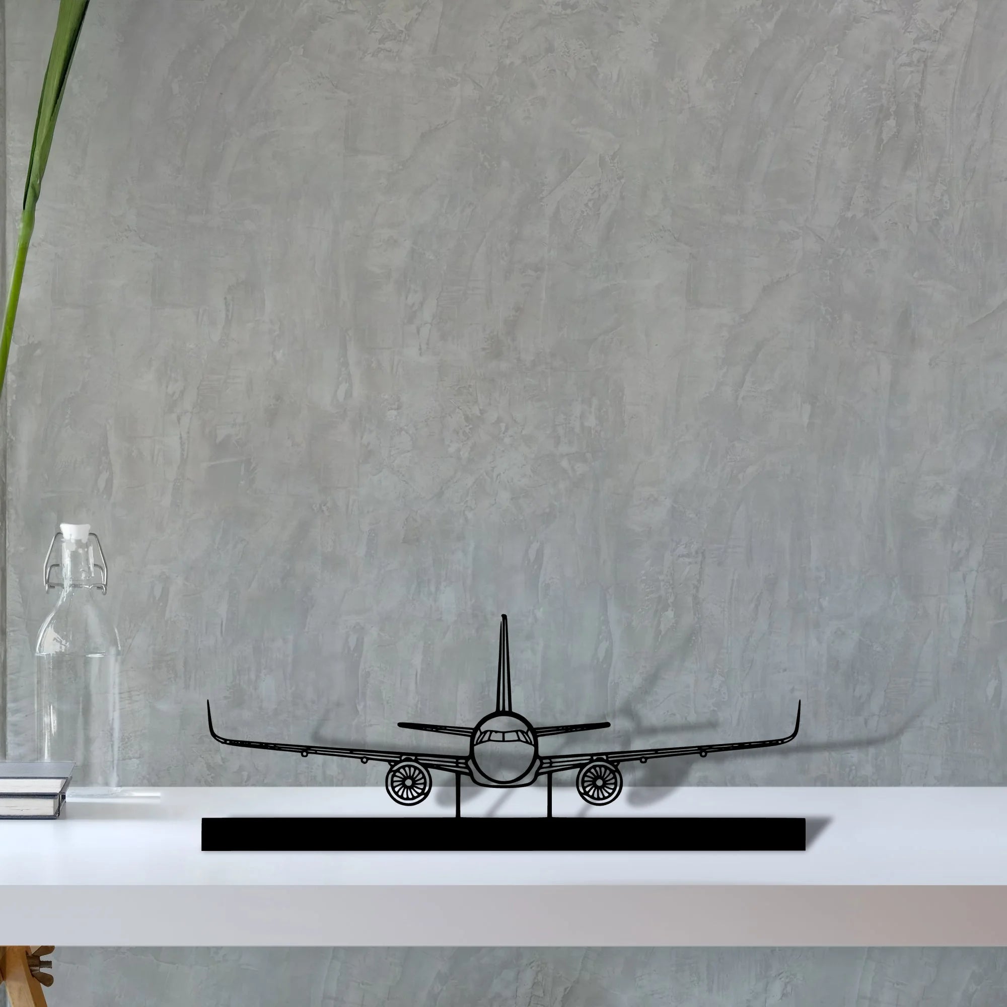 a321-2 Silhouette Metal Art Stand - Aero Silhouette