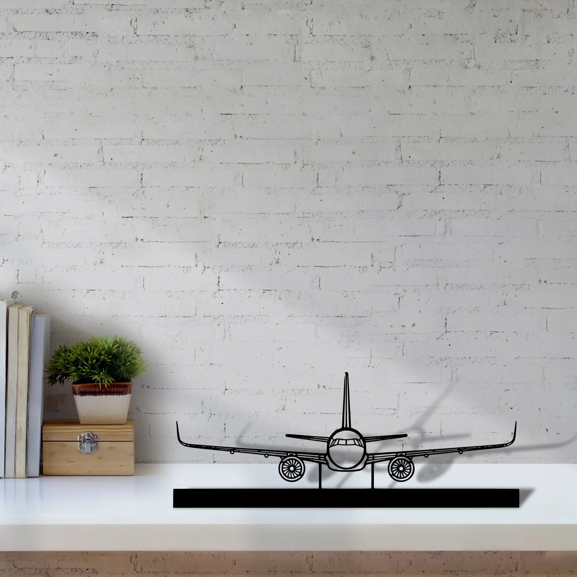 a321-2 Silhouette Metal Art Stand - Aero Silhouette