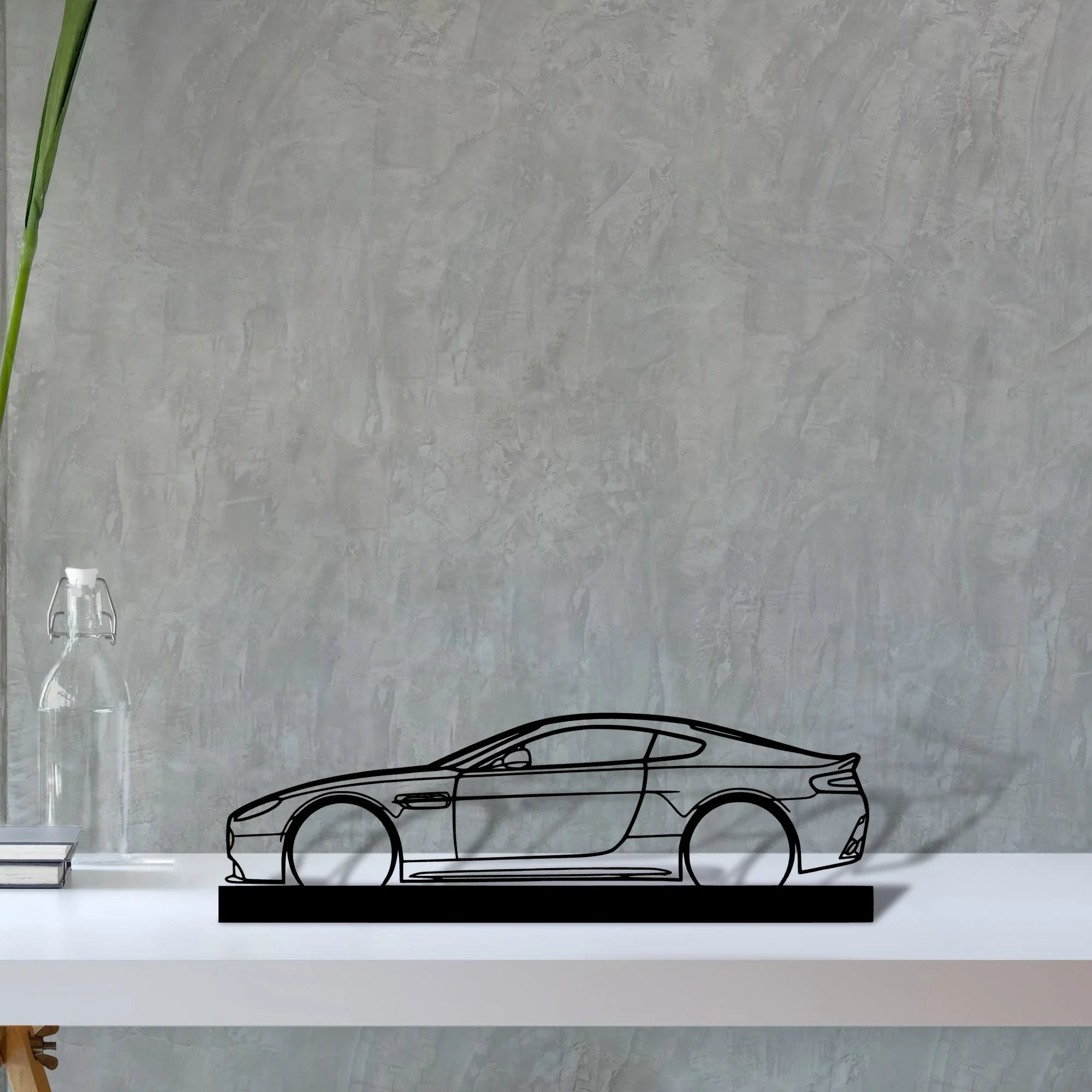 aston-vantage-2 Silhouette Metal Art Stand - Aero Silhouette