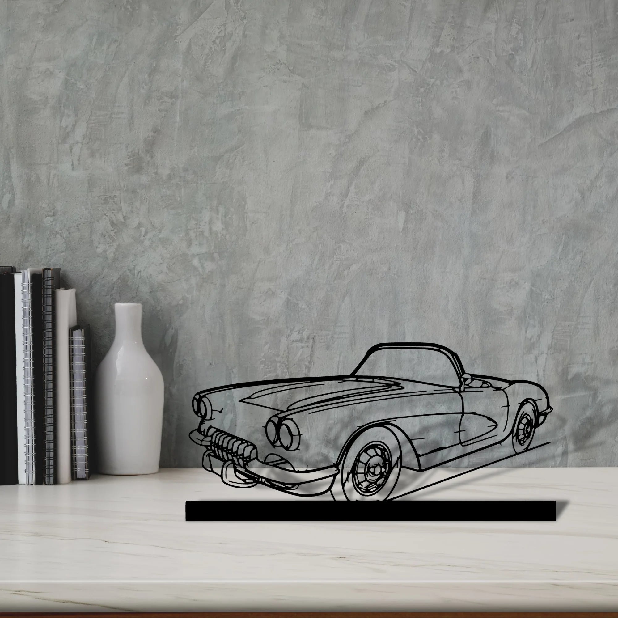 c1-1960-2 Silhouette Metal Art Stand - Aero Silhouette