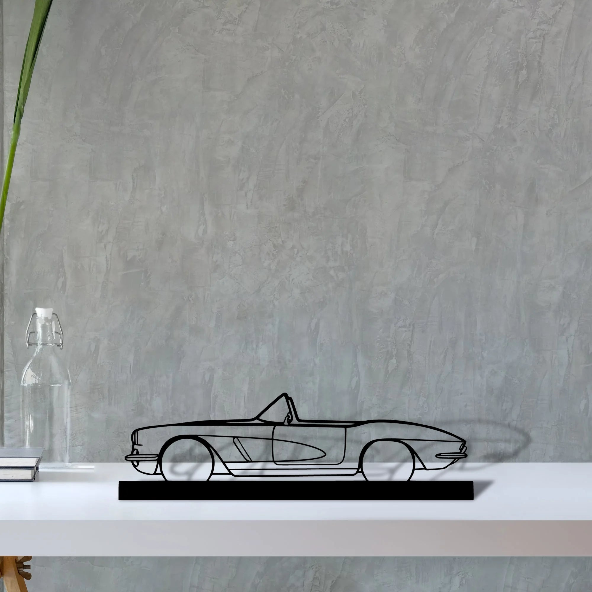 c1-1962 Silhouette Metal Art Stand - Aero Silhouette