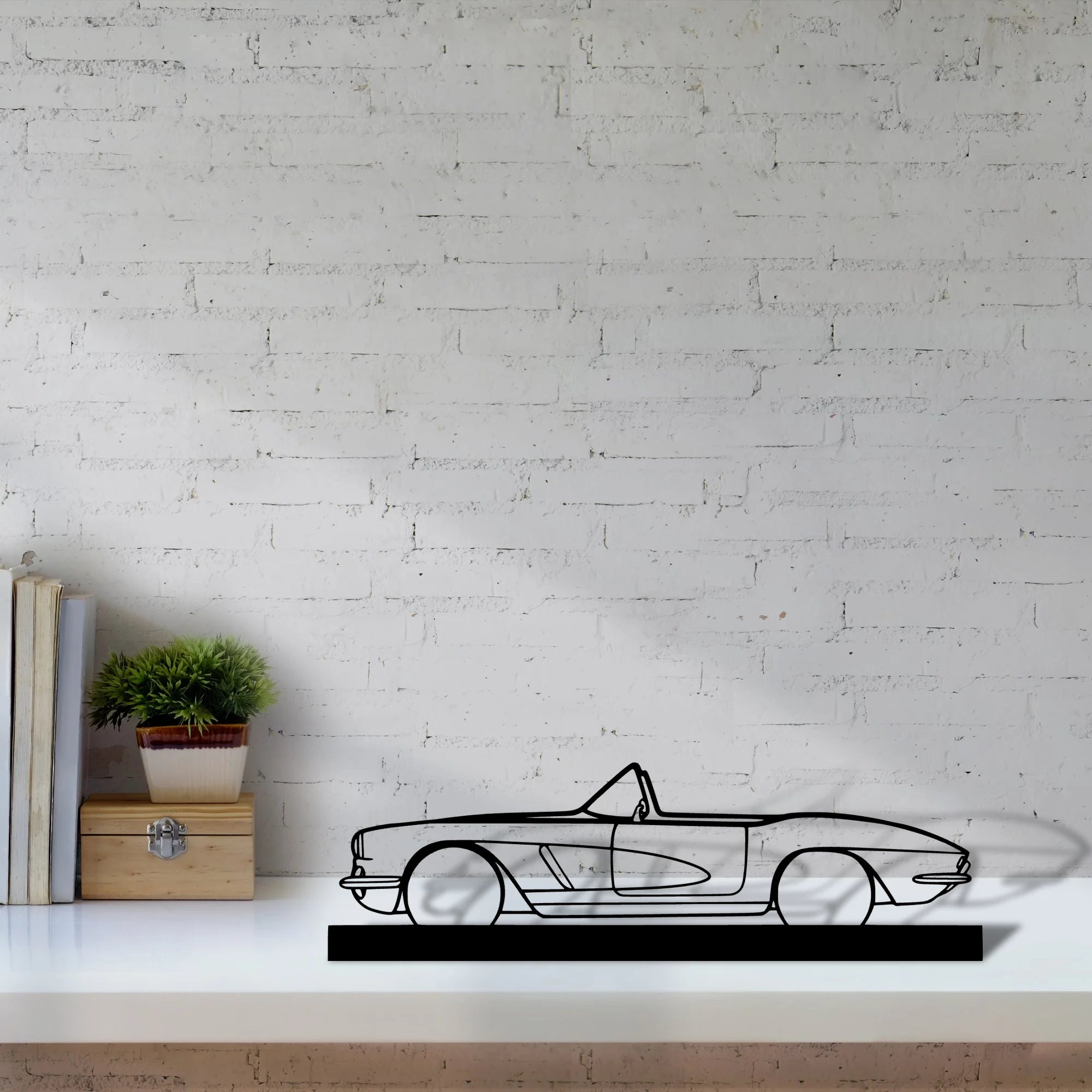 c1-1962 Silhouette Metal Art Stand - Aero Silhouette