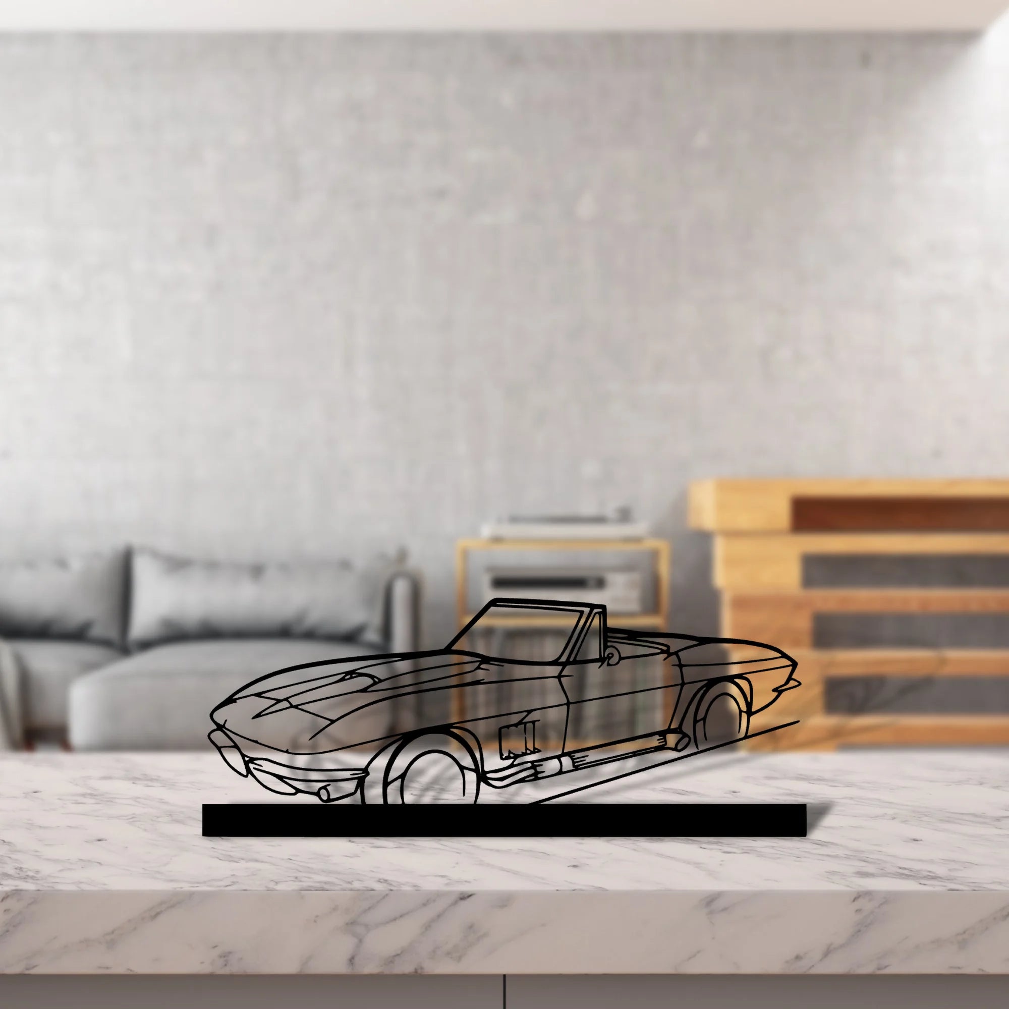 c2 Silhouette Metal Art Stand - Aero Silhouette