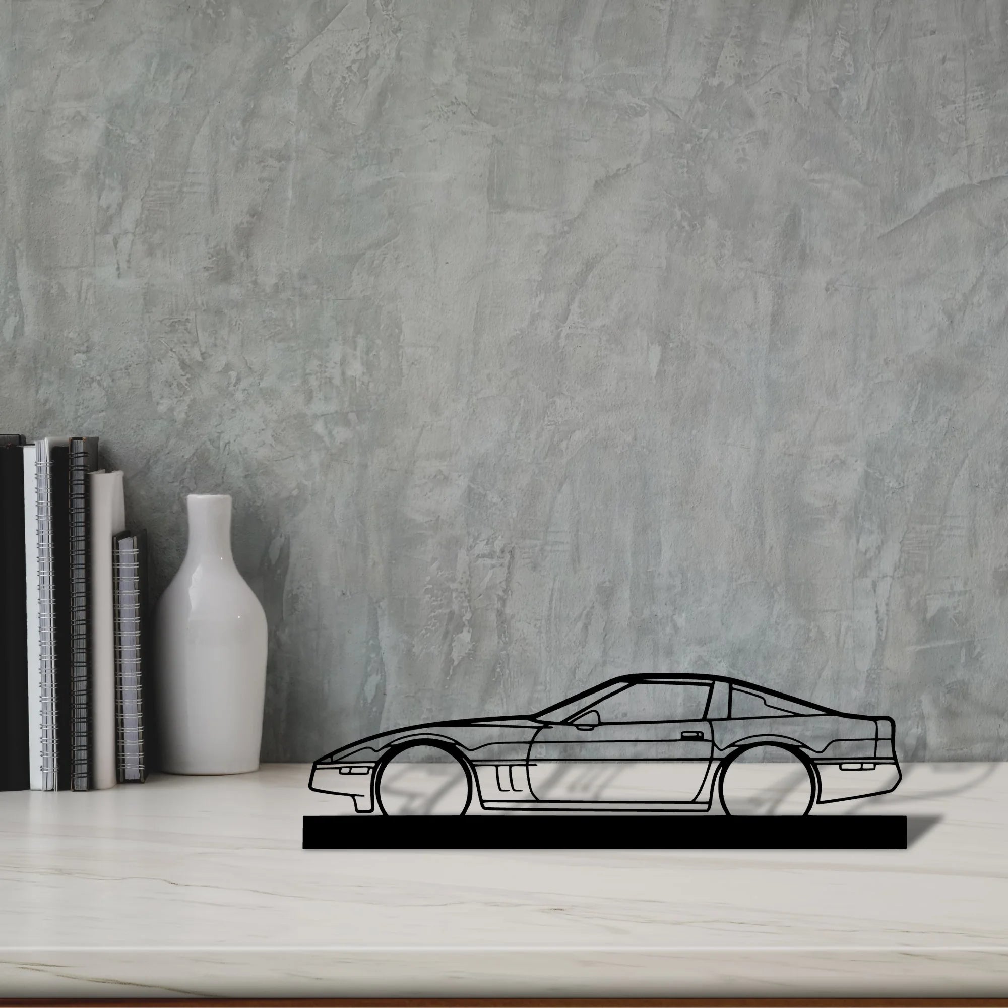 c4 Silhouette Metal Art Stand - Aero Silhouette