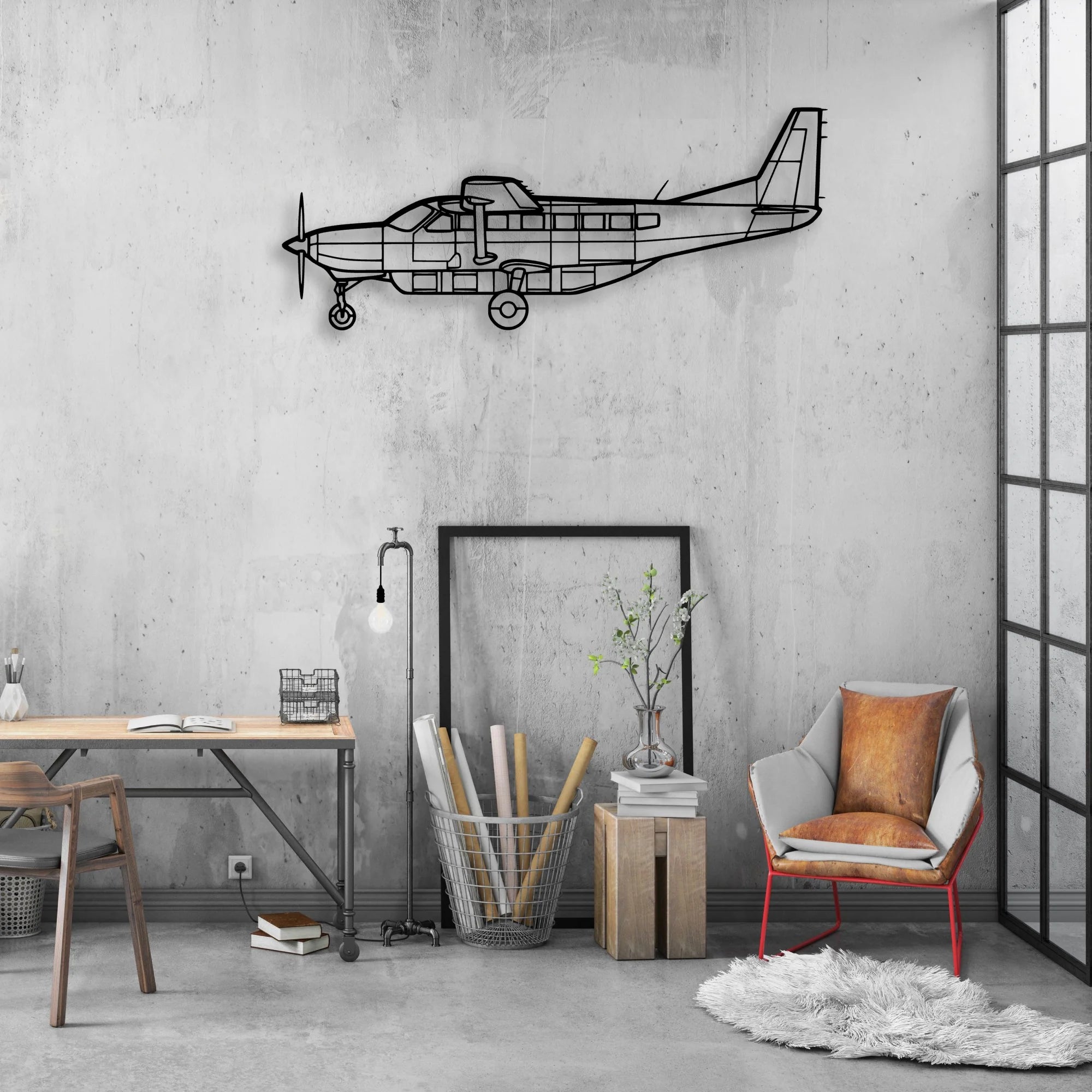 CF-105 Arrow 4 Classic Aircraft Silhouette Metal Wall Art - Aviation Hangar Decor
