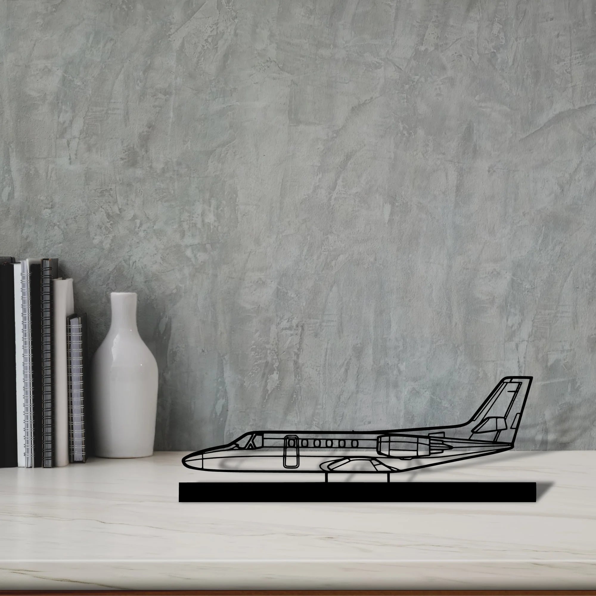citation-ii Silhouette Metal Art Stand - Aero Silhouette
