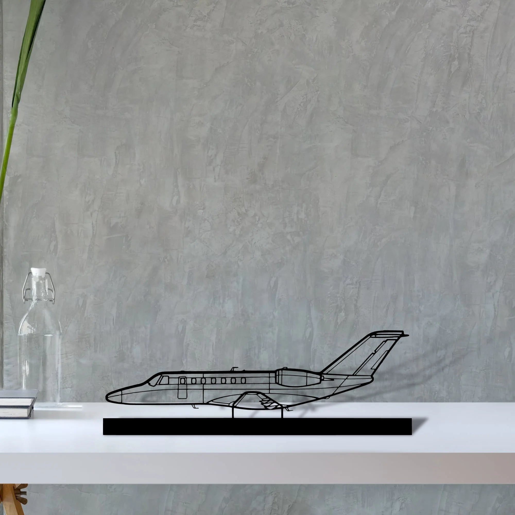cj3-3 Silhouette Metal Art Stand - Aero Silhouette