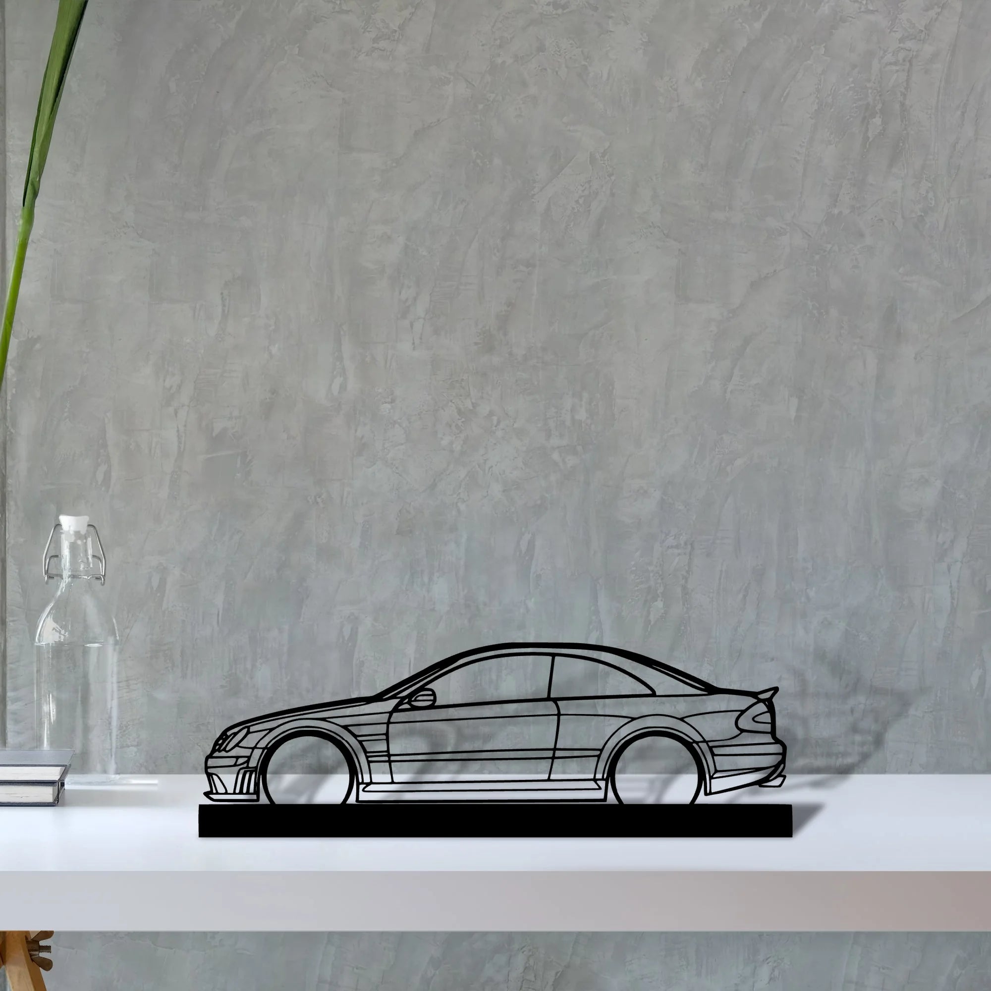 clk63-black-series Silhouette Metal Art Stand - Aero Silhouette