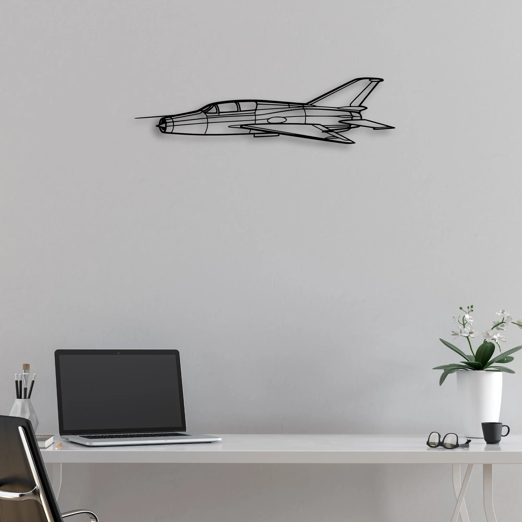 CP-107 Argus Classic Aircraft Silhouette Metal Wall Art - Aviation Hangar Decor