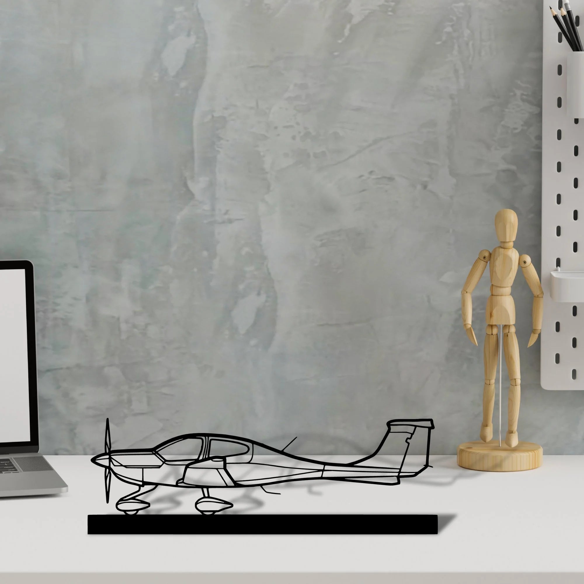 da40-2 Silhouette Metal Art Stand - Aero Silhouette