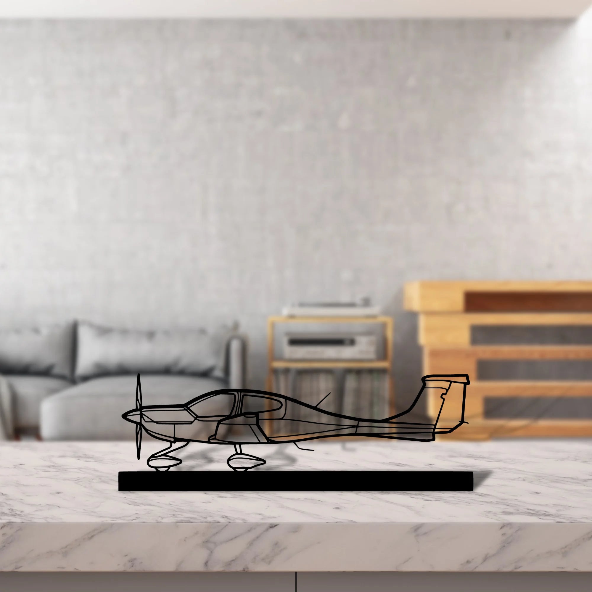 da40-2 Silhouette Metal Art Stand - Aero Silhouette