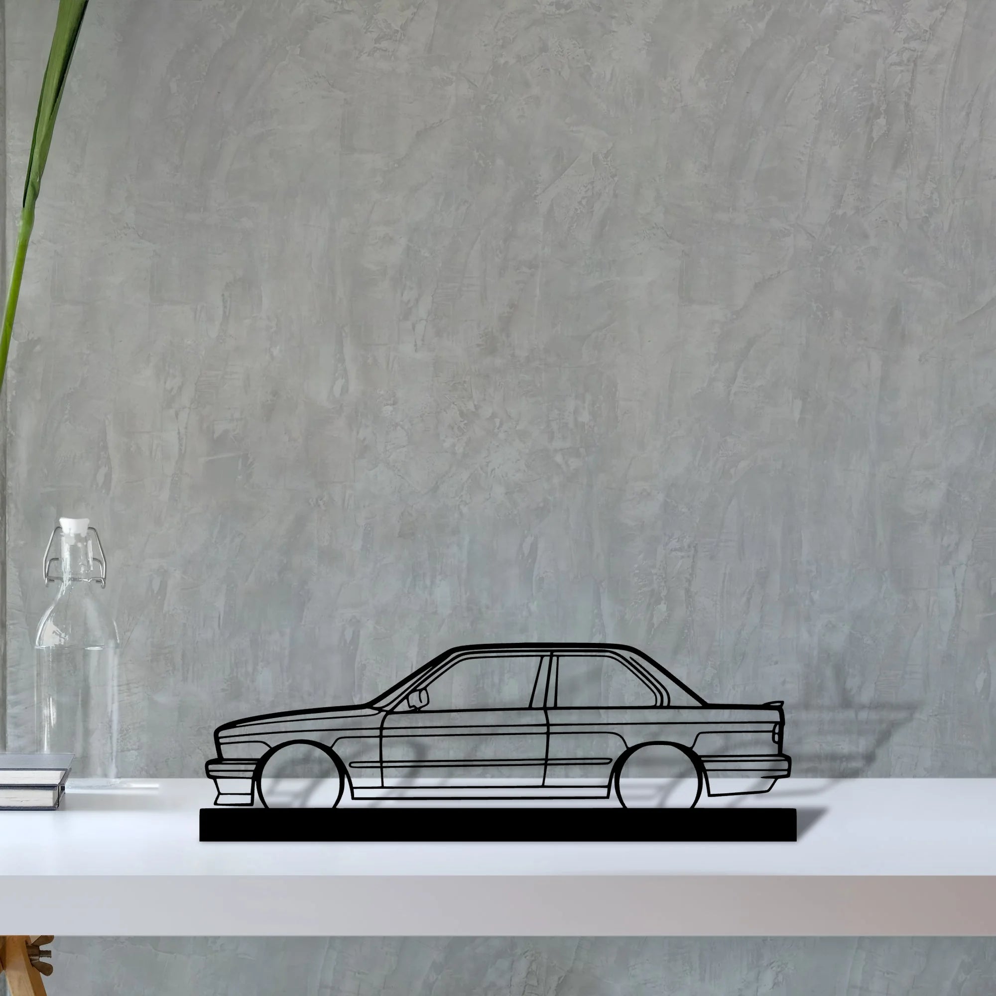 e30-325 Silhouette Metal Art Stand - Aero Silhouette