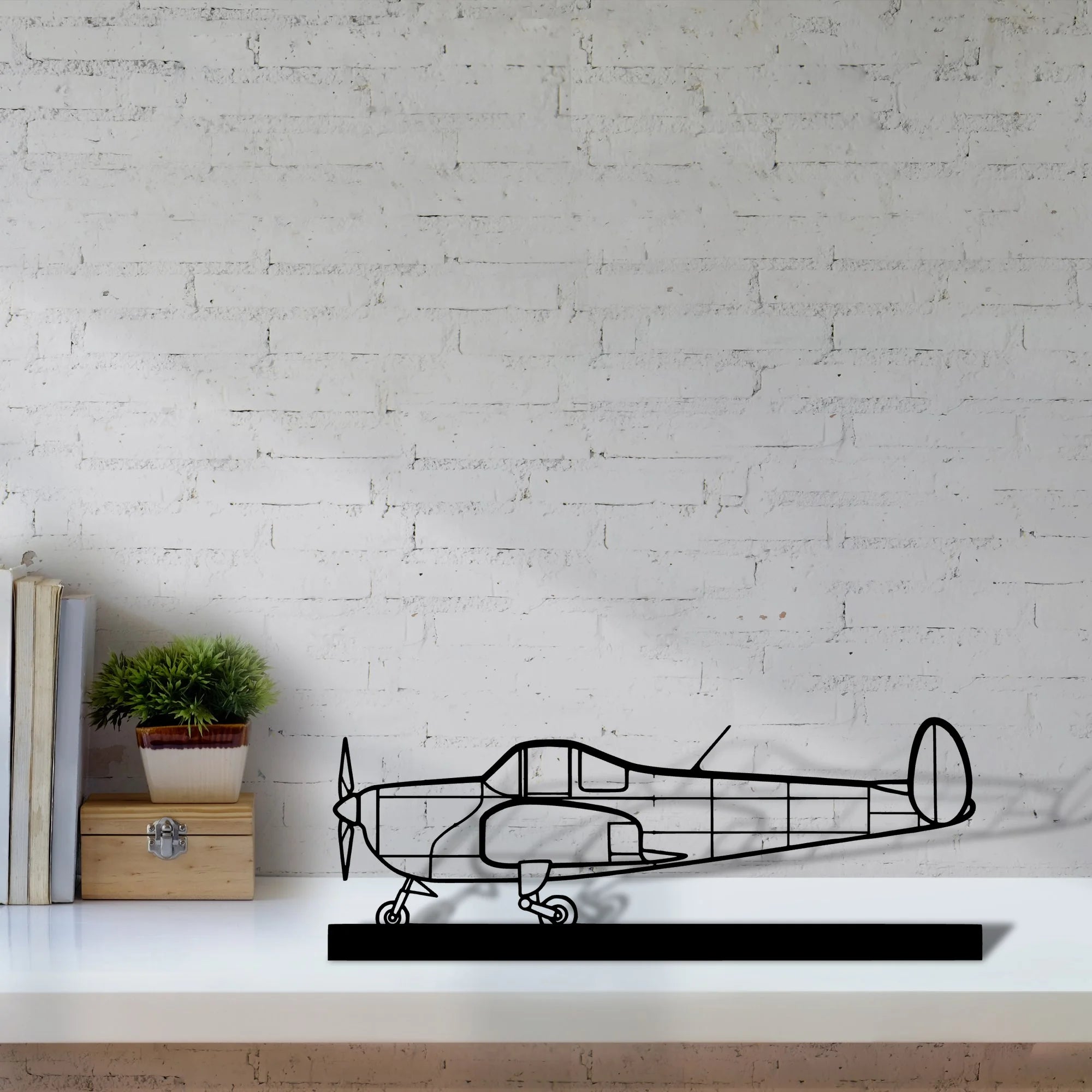 ercoupe-415-c Silhouette Metal Art Stand - Aero Silhouette