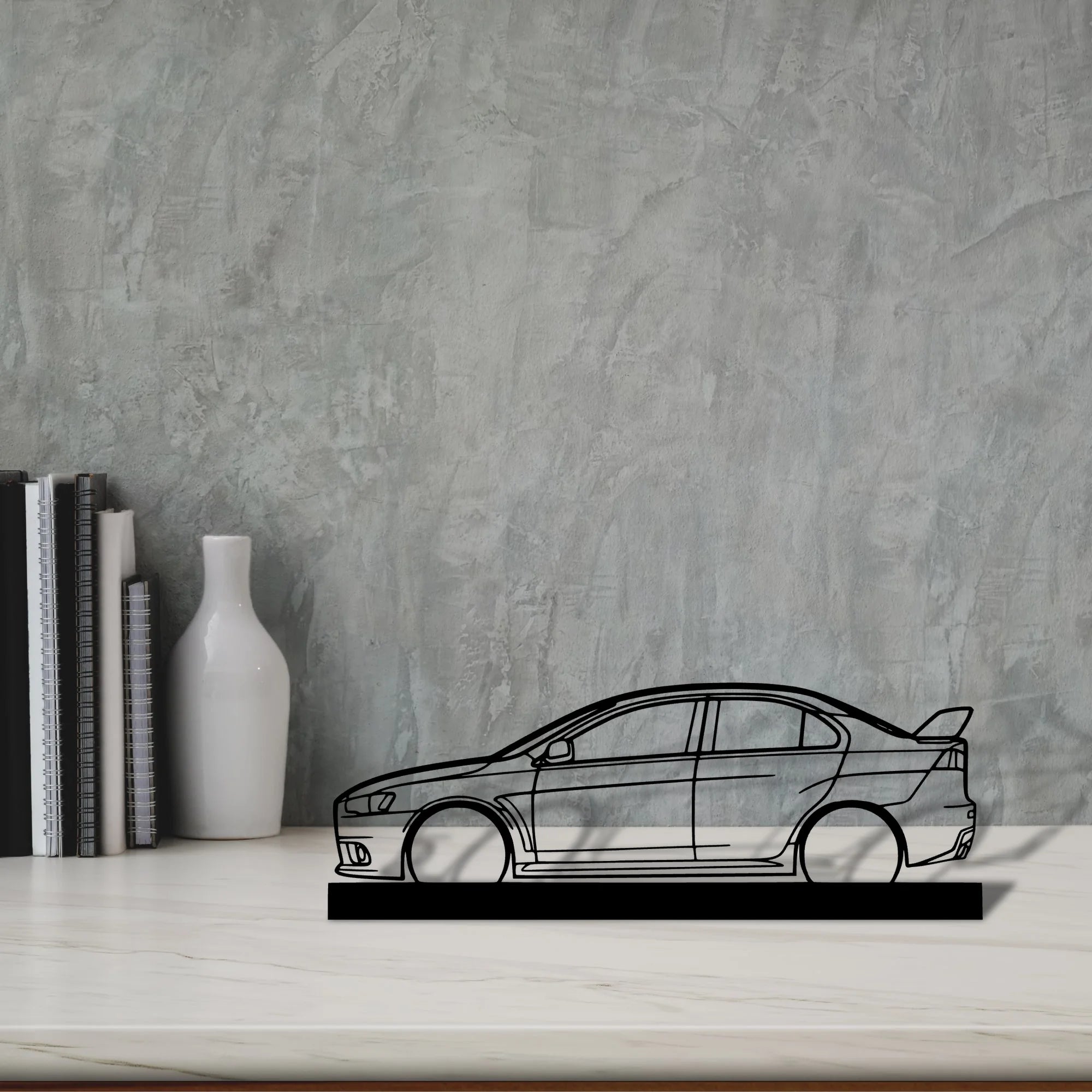 evo-x Silhouette Metal Art Stand - Aero Silhouette