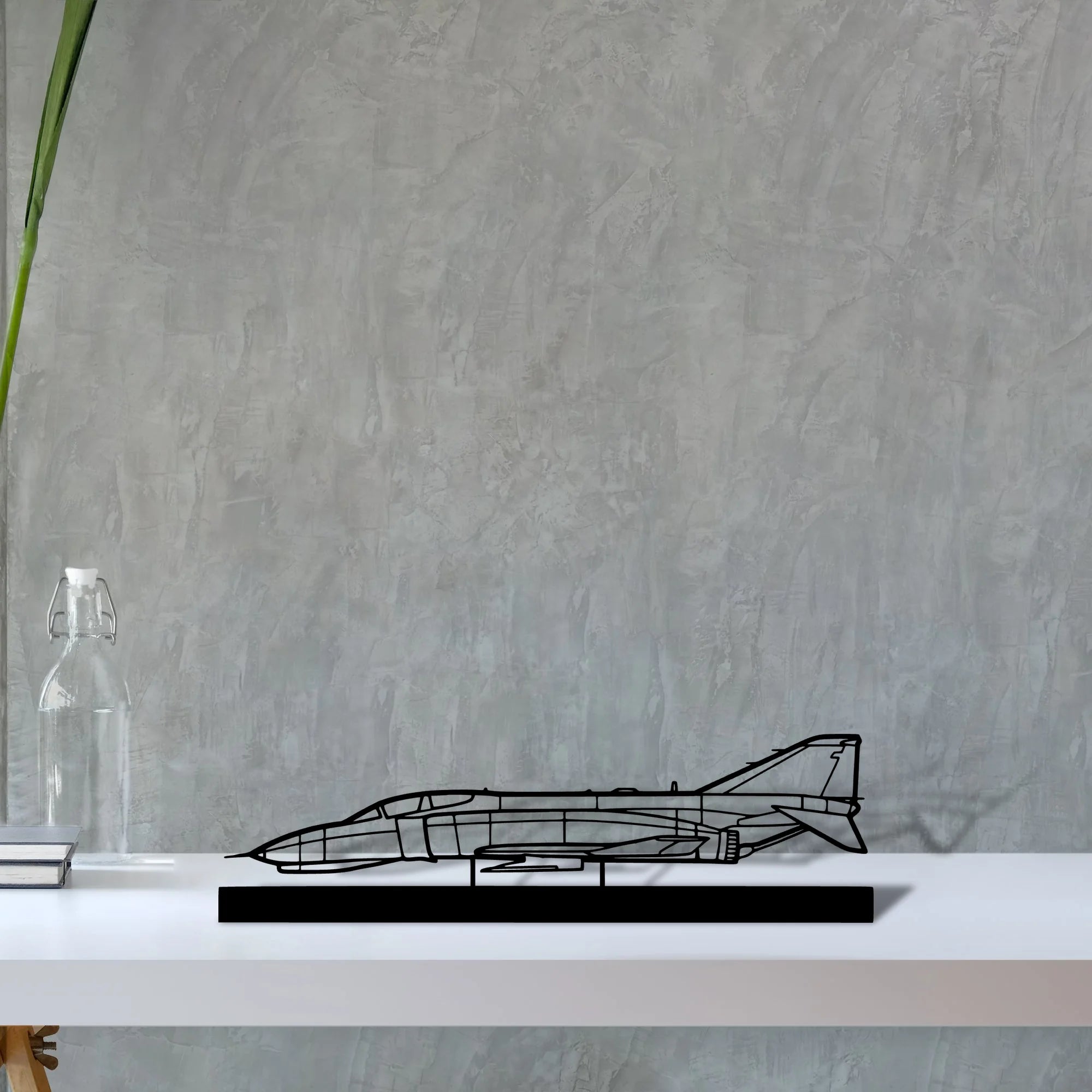 f-4-phantom-2 Silhouette Metal Art Stand - Aero Silhouette