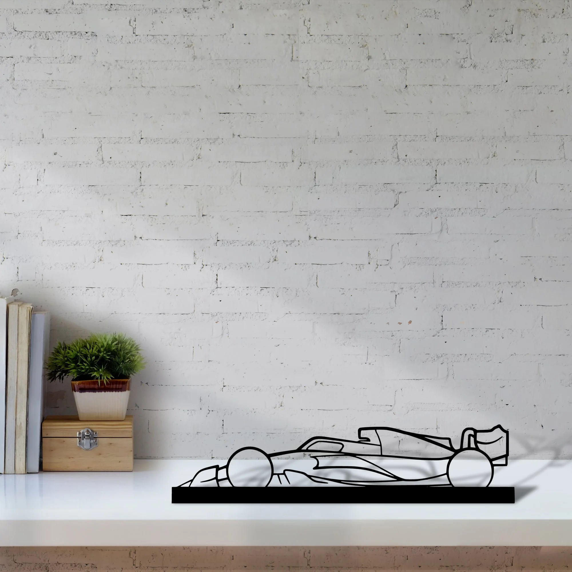 f1-2022-mercedes-3 Silhouette Metal Art Stand - Aero Silhouette