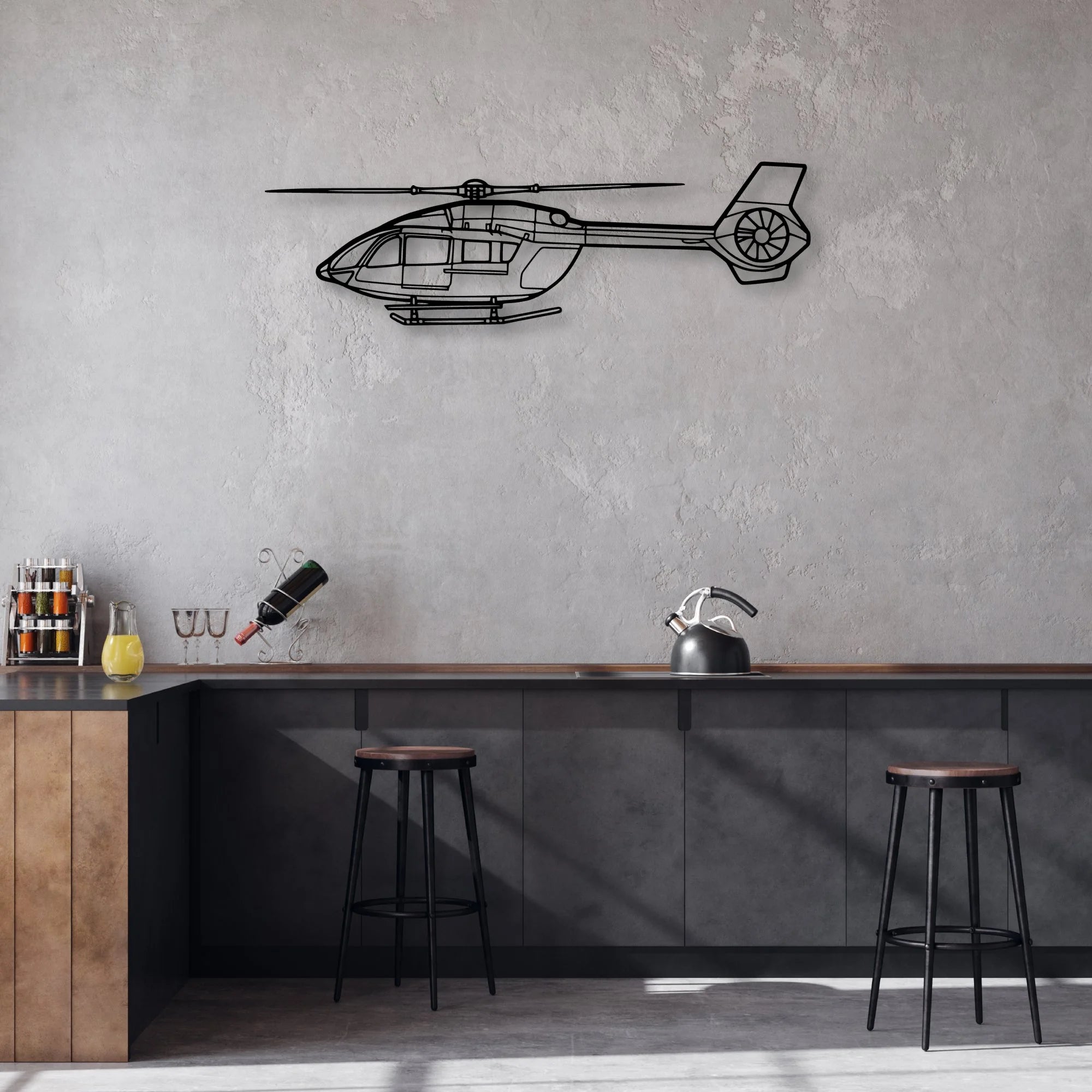 F4D Skyray Classic Aircraft Silhouette Metal Wall Art - Aviation Hangar Decor