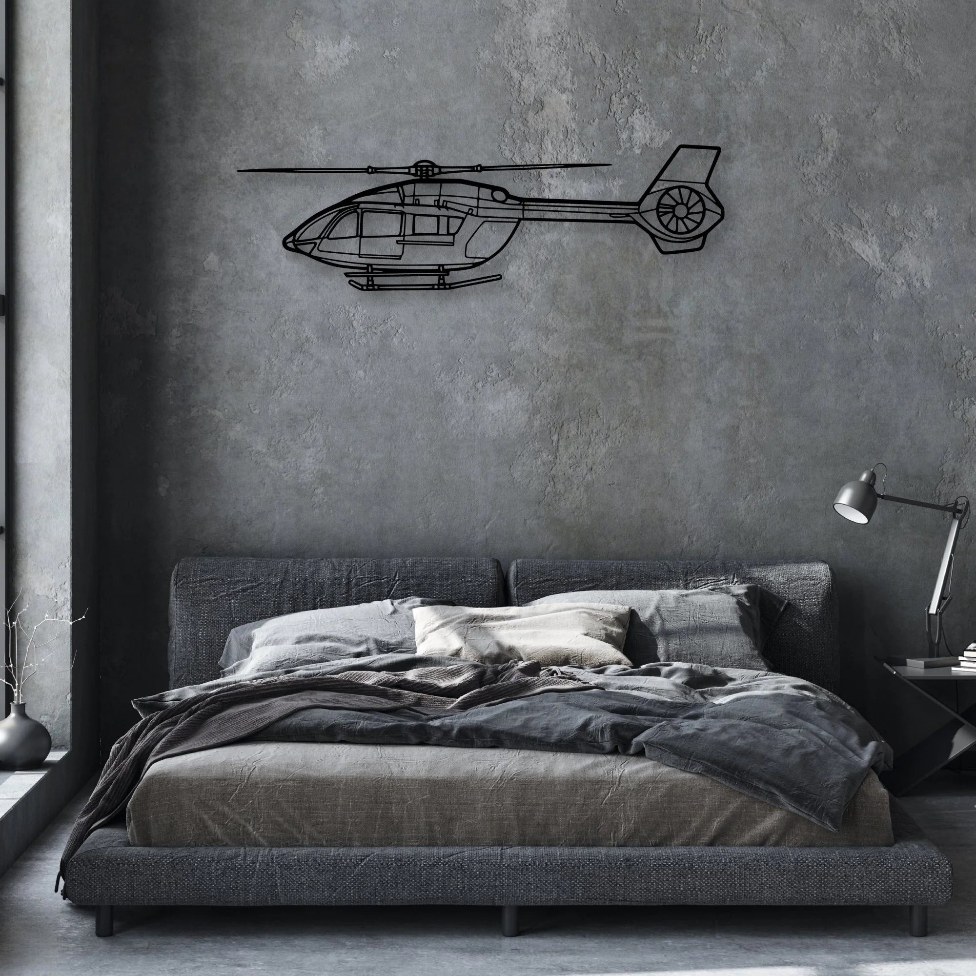 F4D Skyray Classic Aircraft Silhouette Metal Wall Art - Aviation Hangar Decor