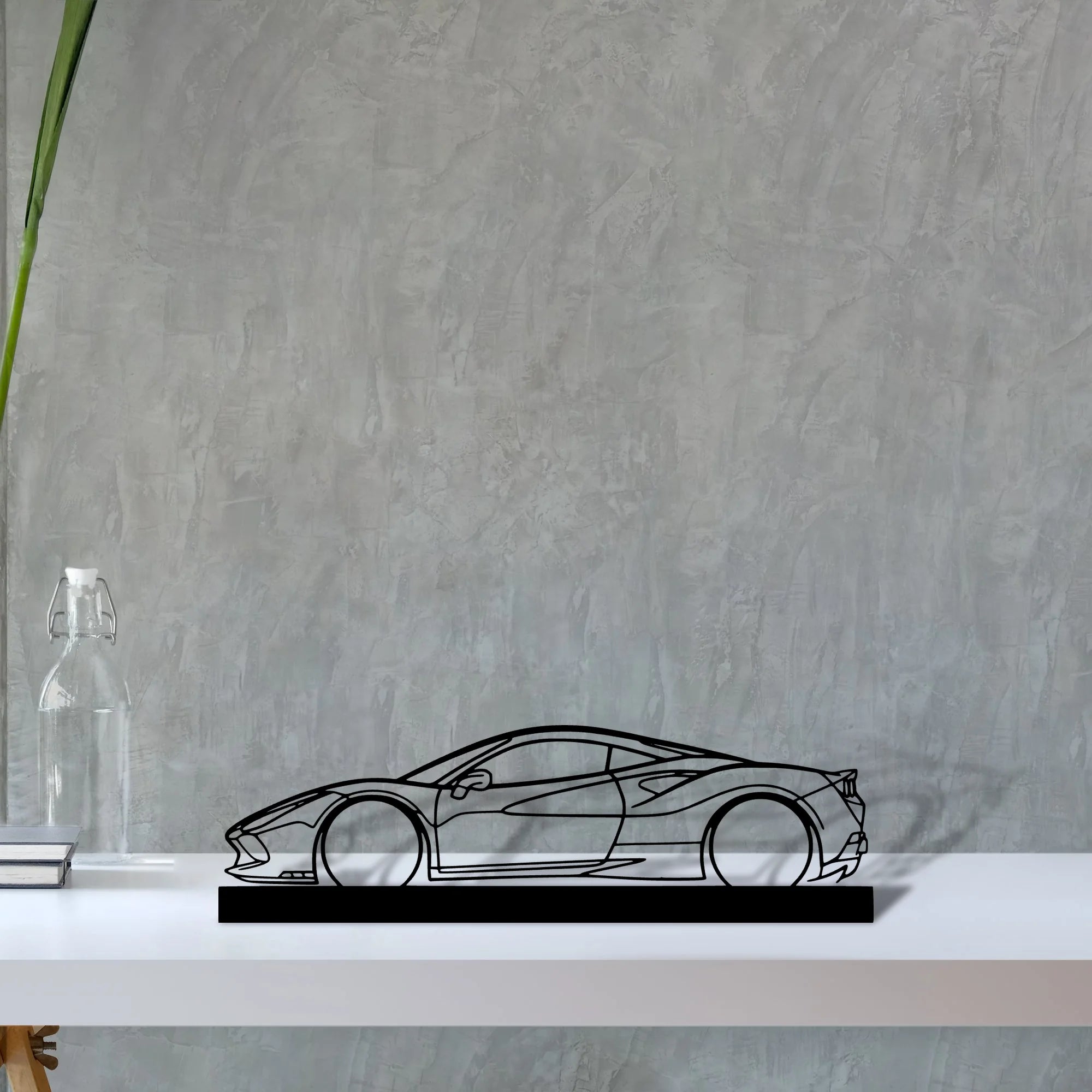 f8 Silhouette Metal Art Stand - Aero Silhouette