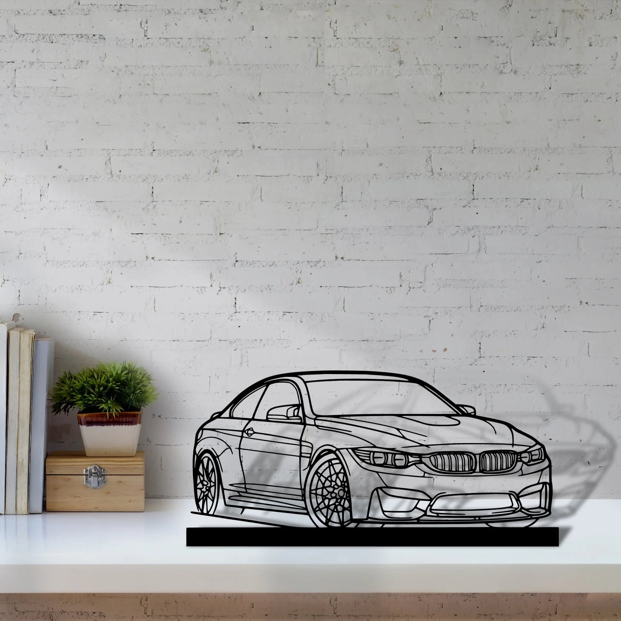 f82-m4 Silhouette Metal Art Stand - Aero Silhouette