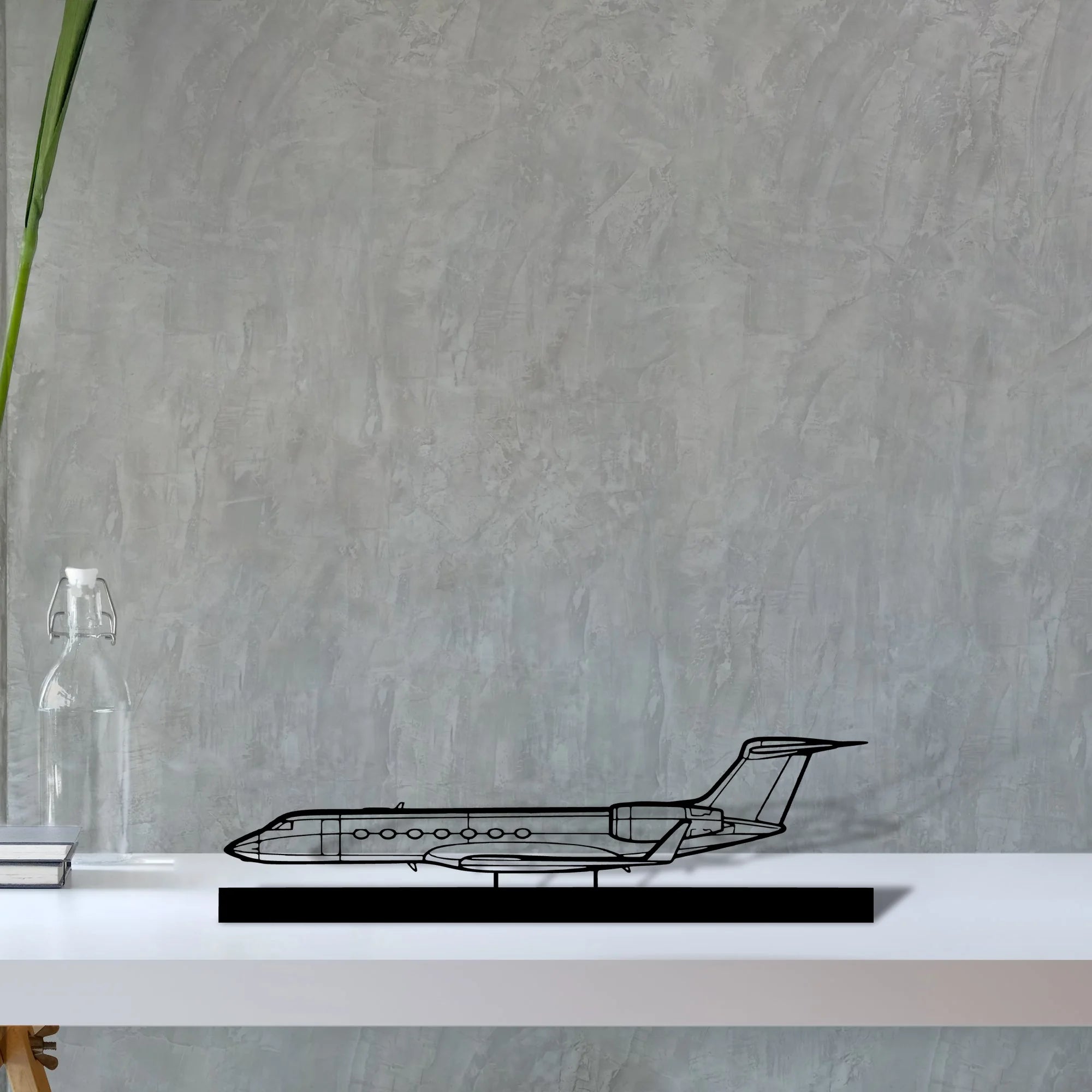 g550 Silhouette Metal Art Stand - Aero Silhouette